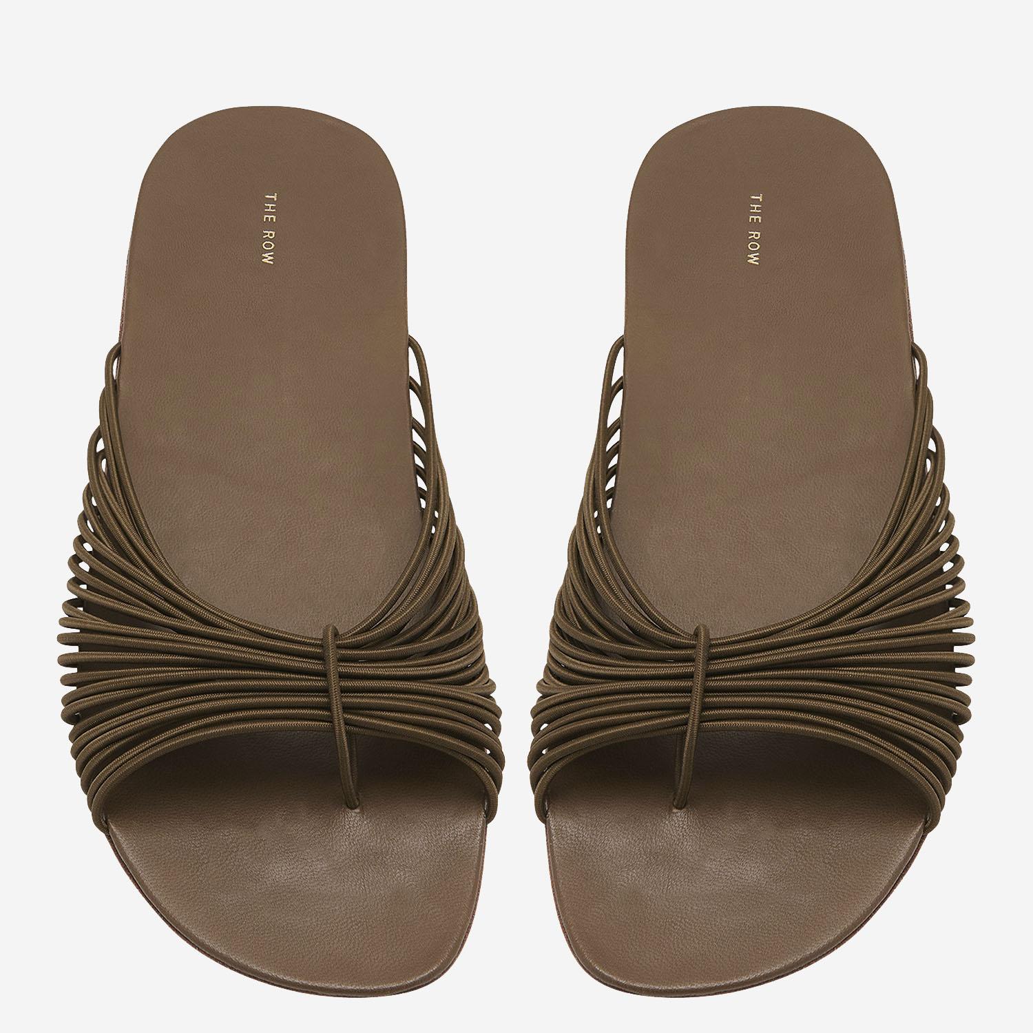 SANDALI SARA CON ELASTICO E PELLE F1617W180 MUD THE ROW