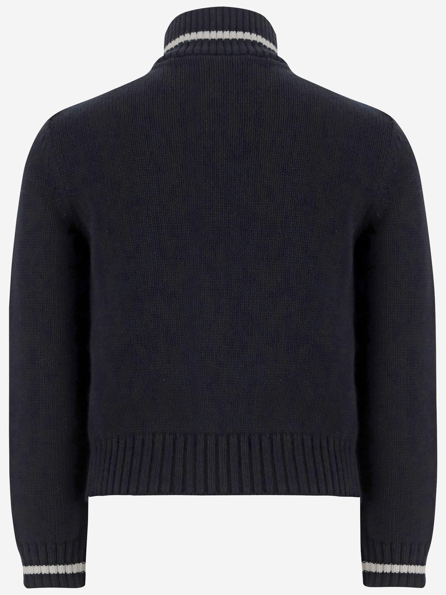 CARDIGAN IMBOTTITO IN COTONE 9B00006M1509 742 MONCLER ENFANTS