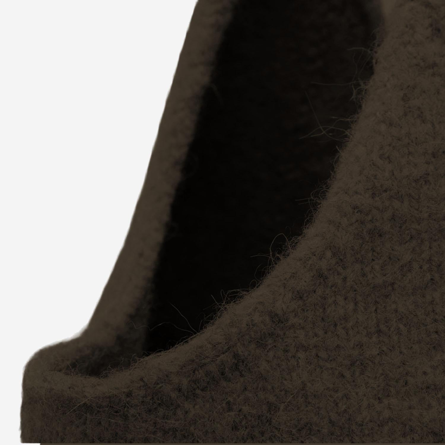 BORSA A SPALLA IN LANA E ALPACA AW25A1728Y195 SOIL LAUREN MANOOGIAN