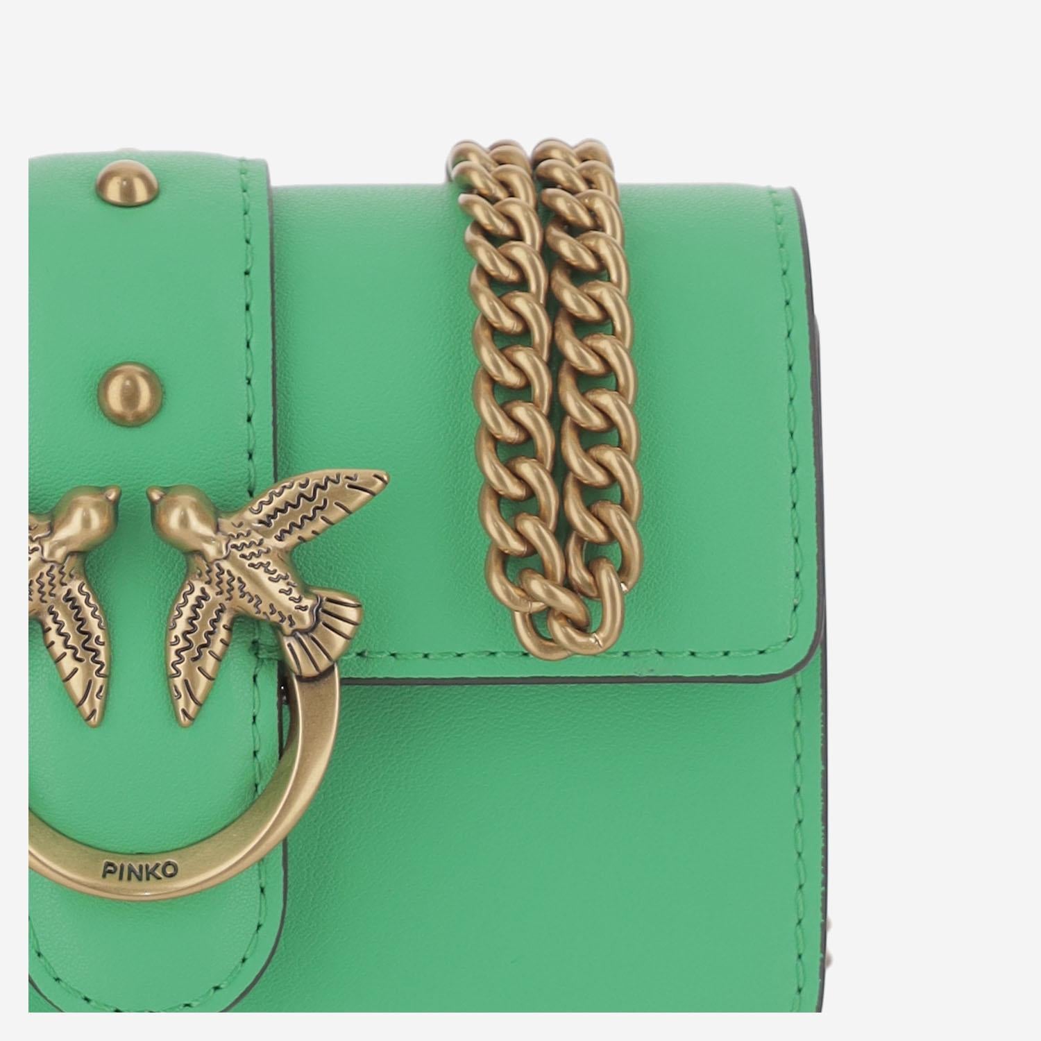 BORSA MICRO LOVE ONE SIMPLY 100064 A0F1U59Q PINKO