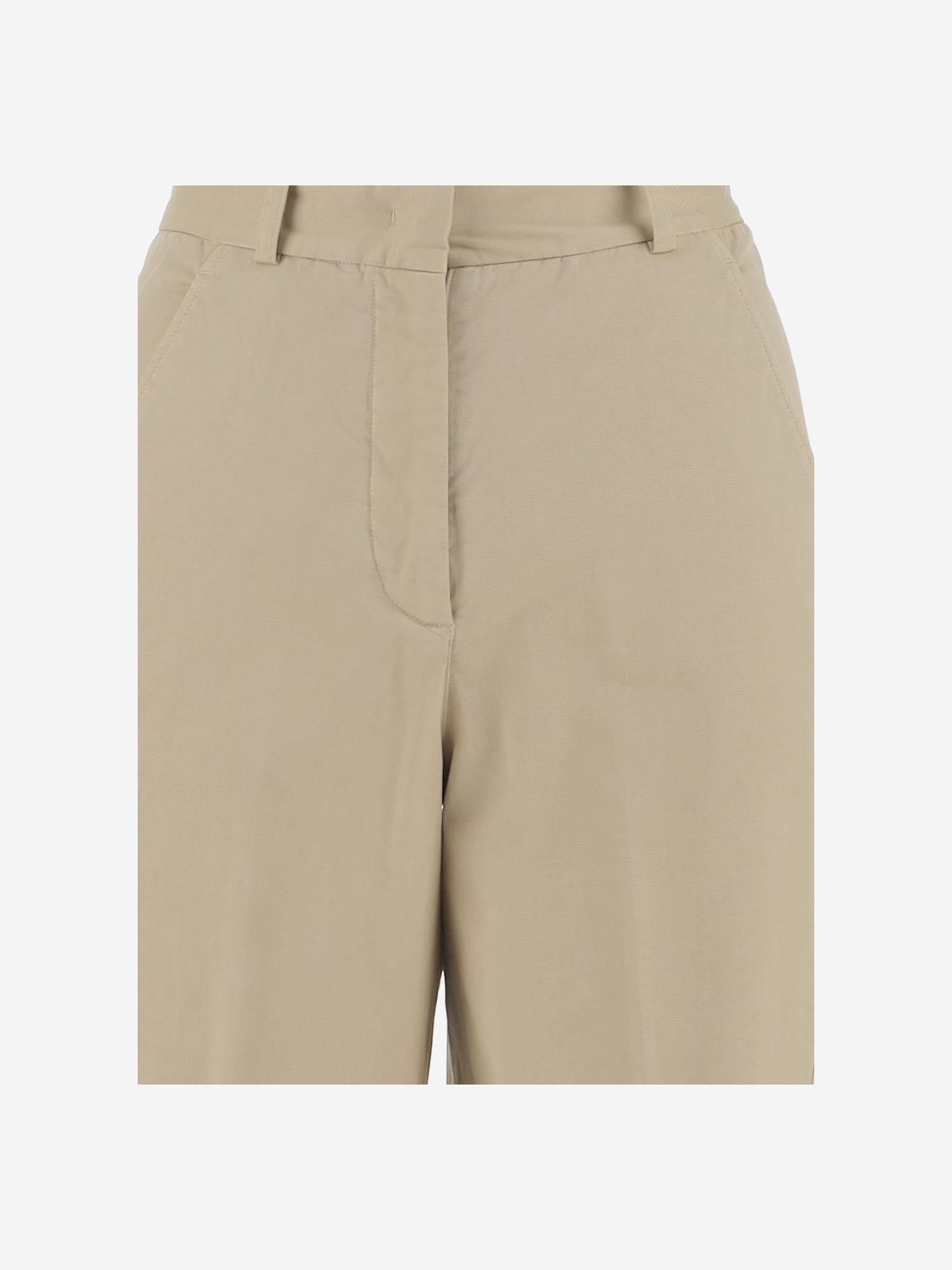 PANTALONI IN COTONE STRETCH SANDRA D 8810 QL2