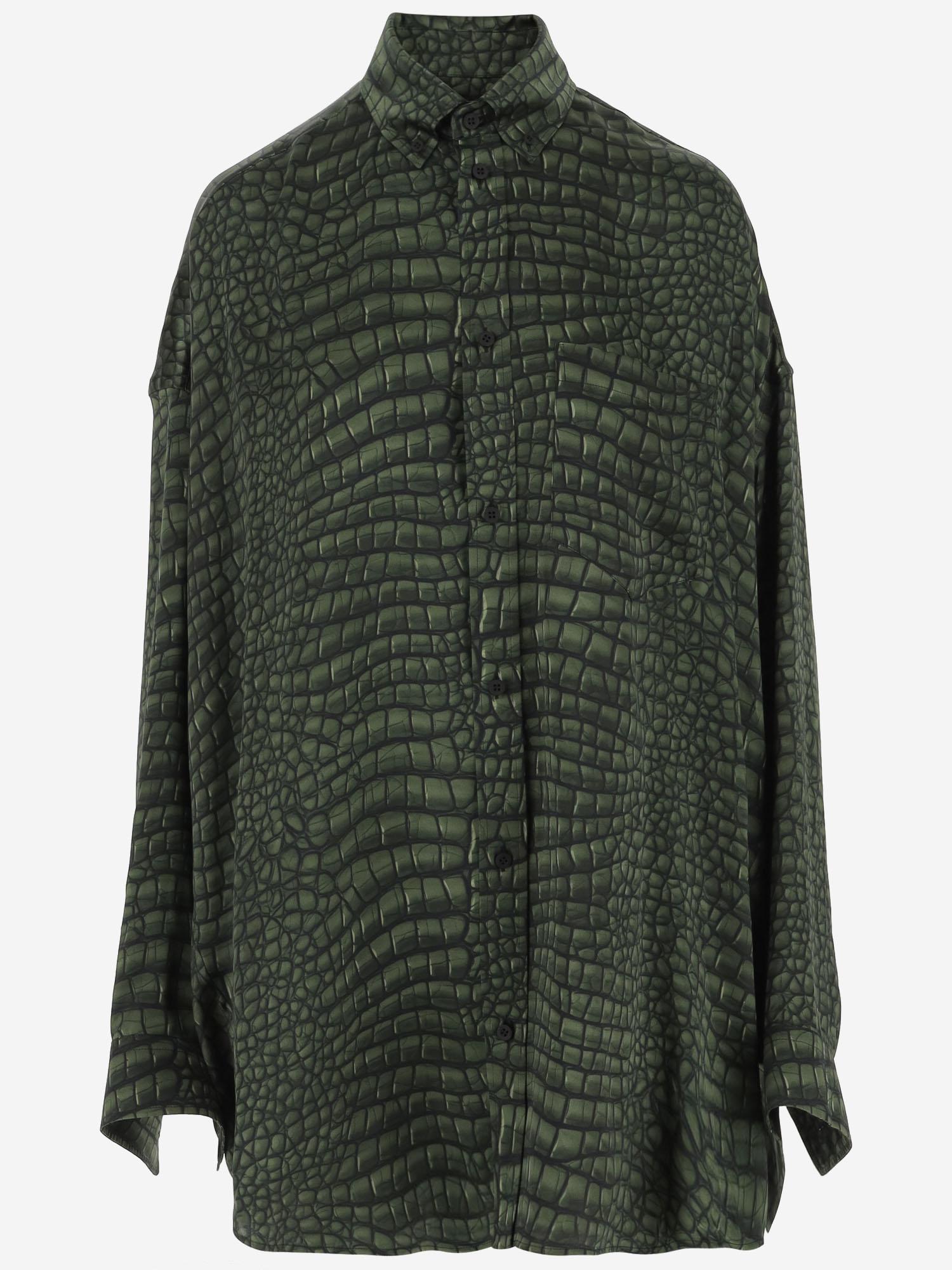 CAMICIA COCOON IN SETA 814121 TRLC73001 BALENCIAGA