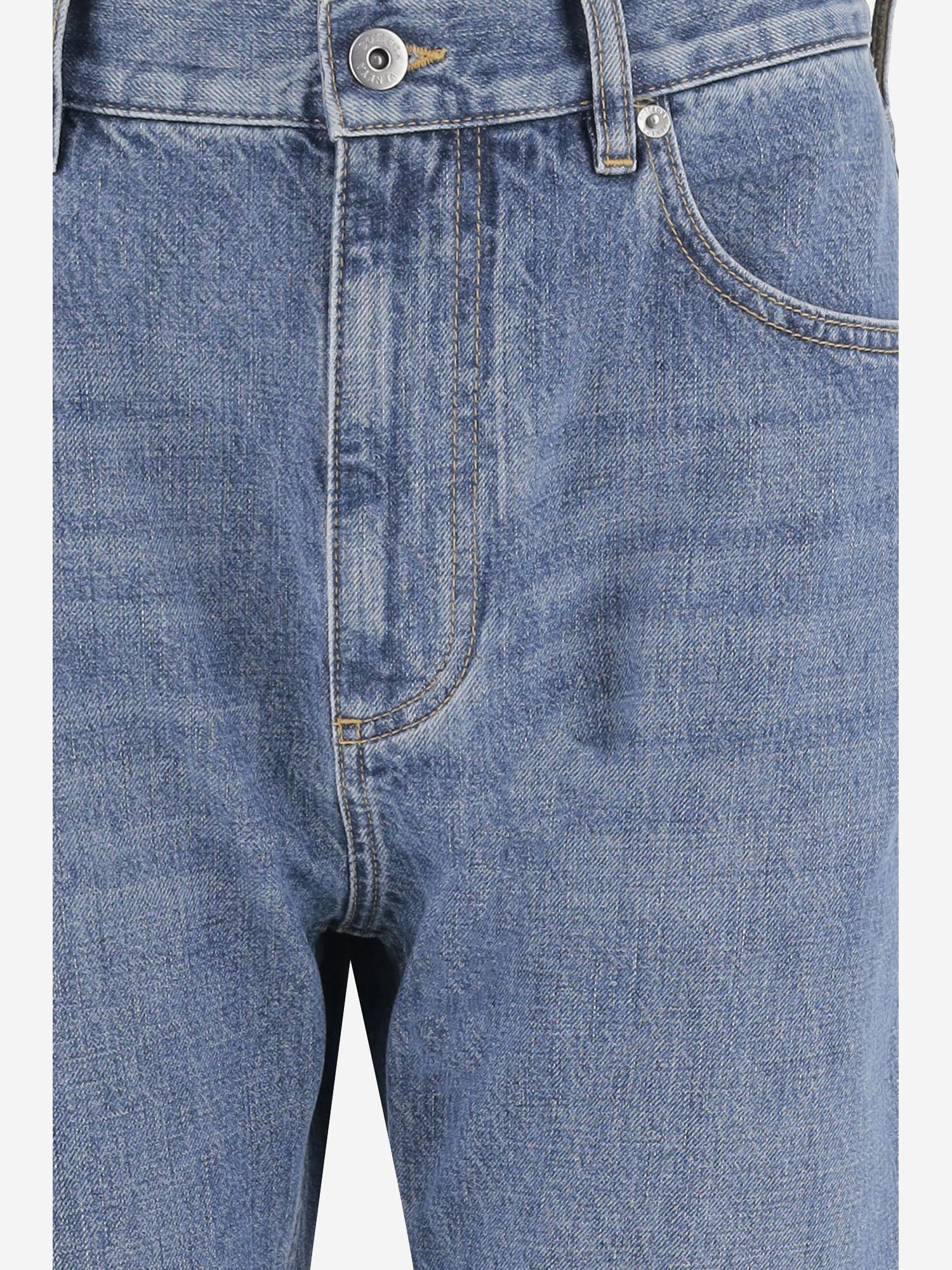 JEANS IN COTONE CON DETTAGLIO INTRECCIATO 831607 V42W04715 BOTTEGA VENETA