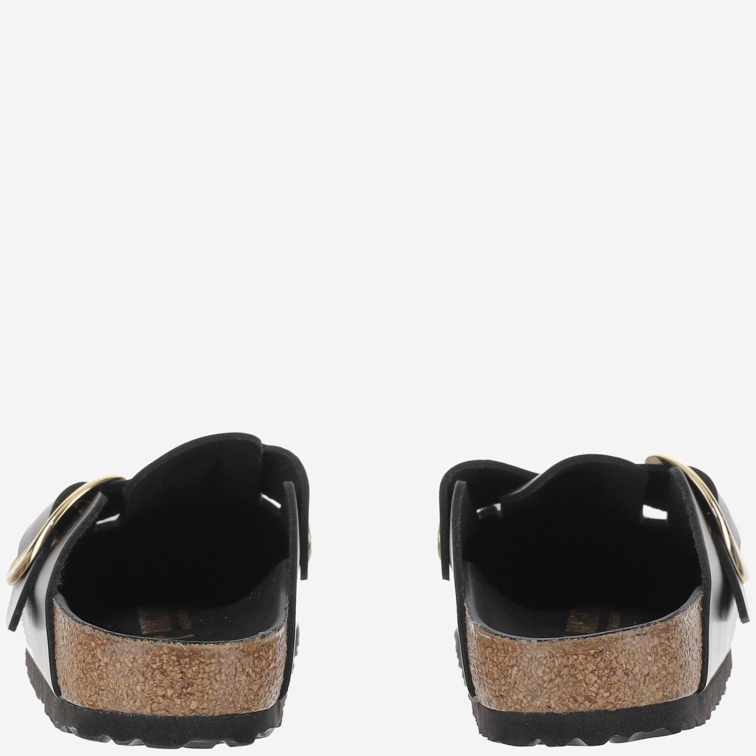 SABOT BOSTON BIG BUCKLE 1030904 BLACK BIRKENSTOCK