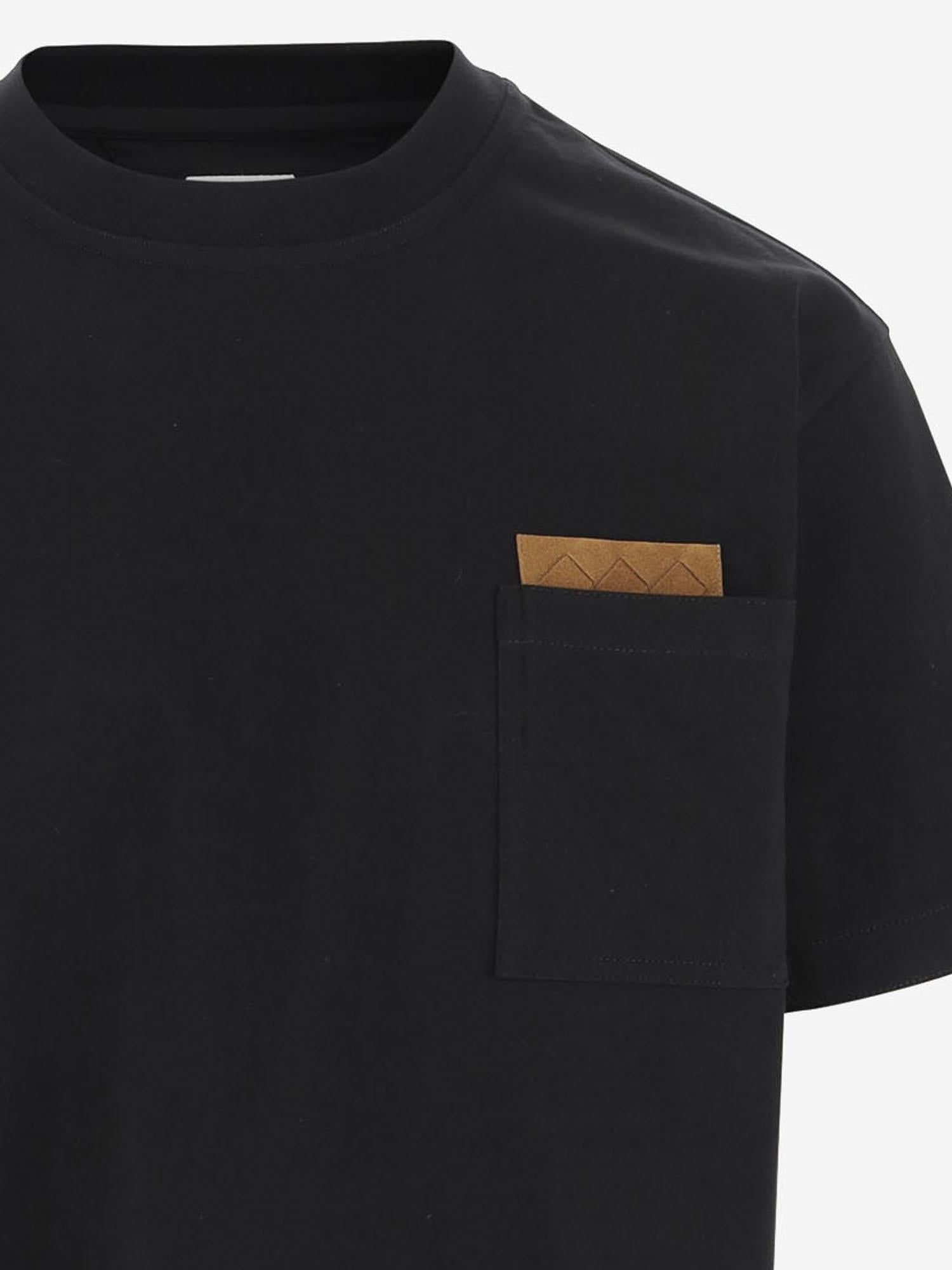 T-shirt in cotone 838924 V4N501000 BOTTEGA VENETA