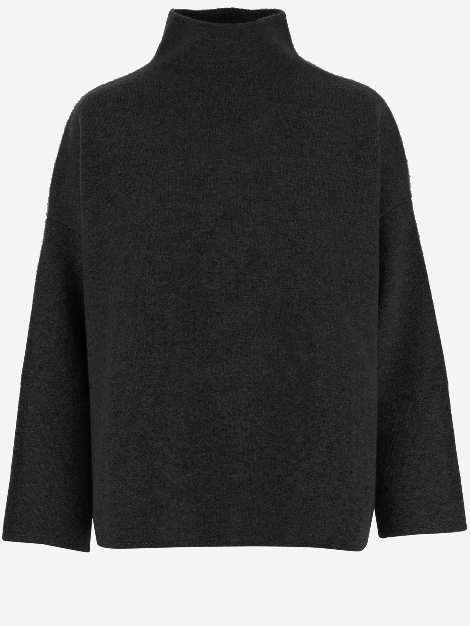 MAGLIONE IN CASHMERE D152WS ASPHALT OLIVER LATTUGHI