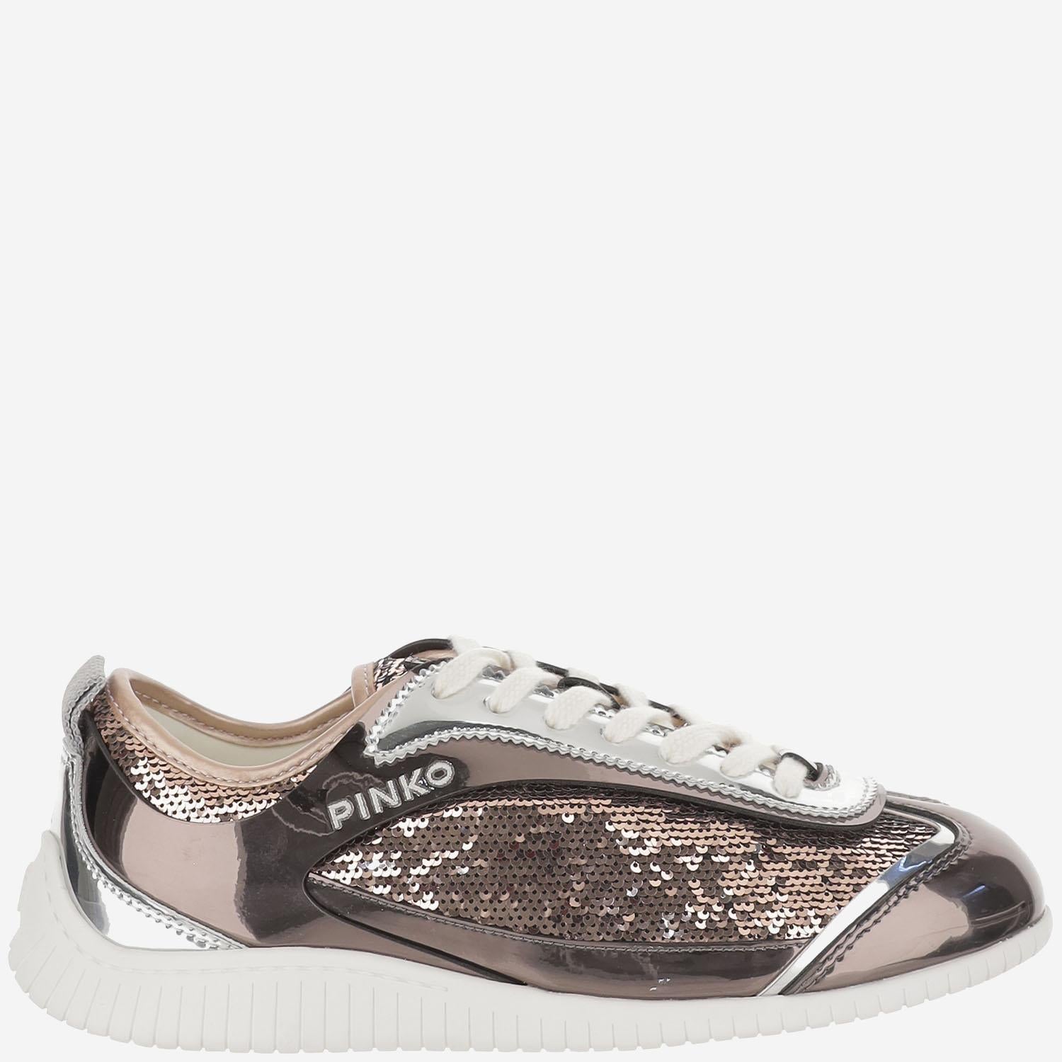 SNEAKRES REBY 10 CON PAILLETTES SS0123 T046L15 PINKO