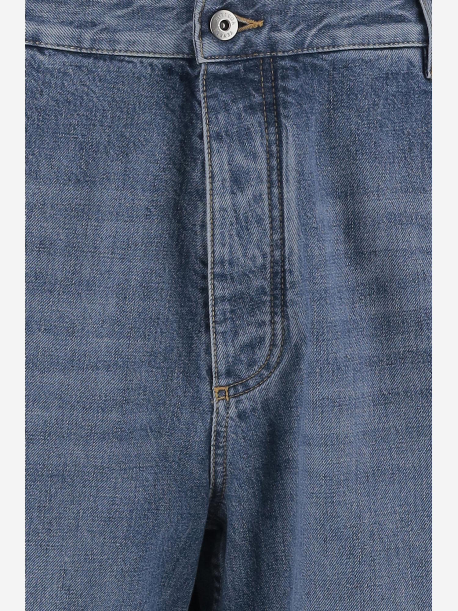 JEANS IN DENIM DI COTONE 813526 V42W04715 BOTTEGA VENETA