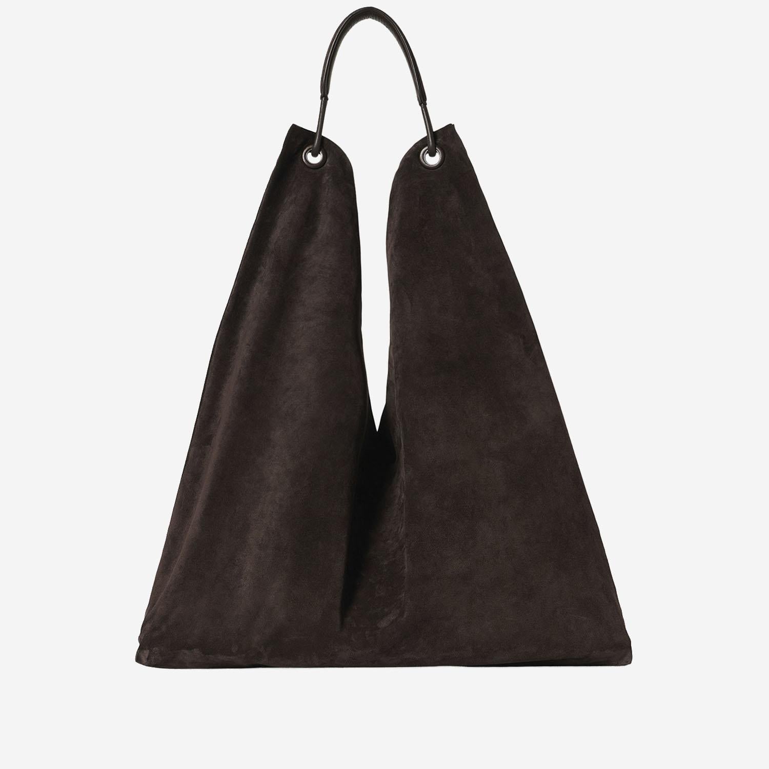 BORSA IN PELLE SCAMOSCIATA BINDLE THREE W1263L613 BRMS THE ROW