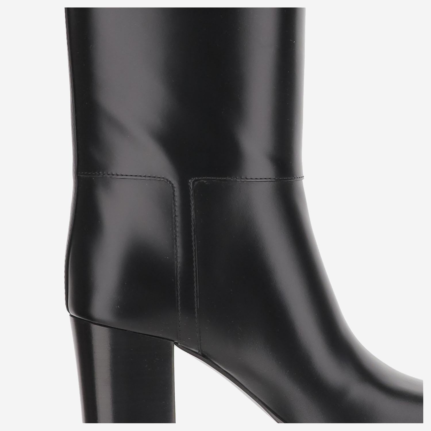 STIVALI JULIA 70 IN PELLE 818207 AAEHR1000 SAINT LAURENT