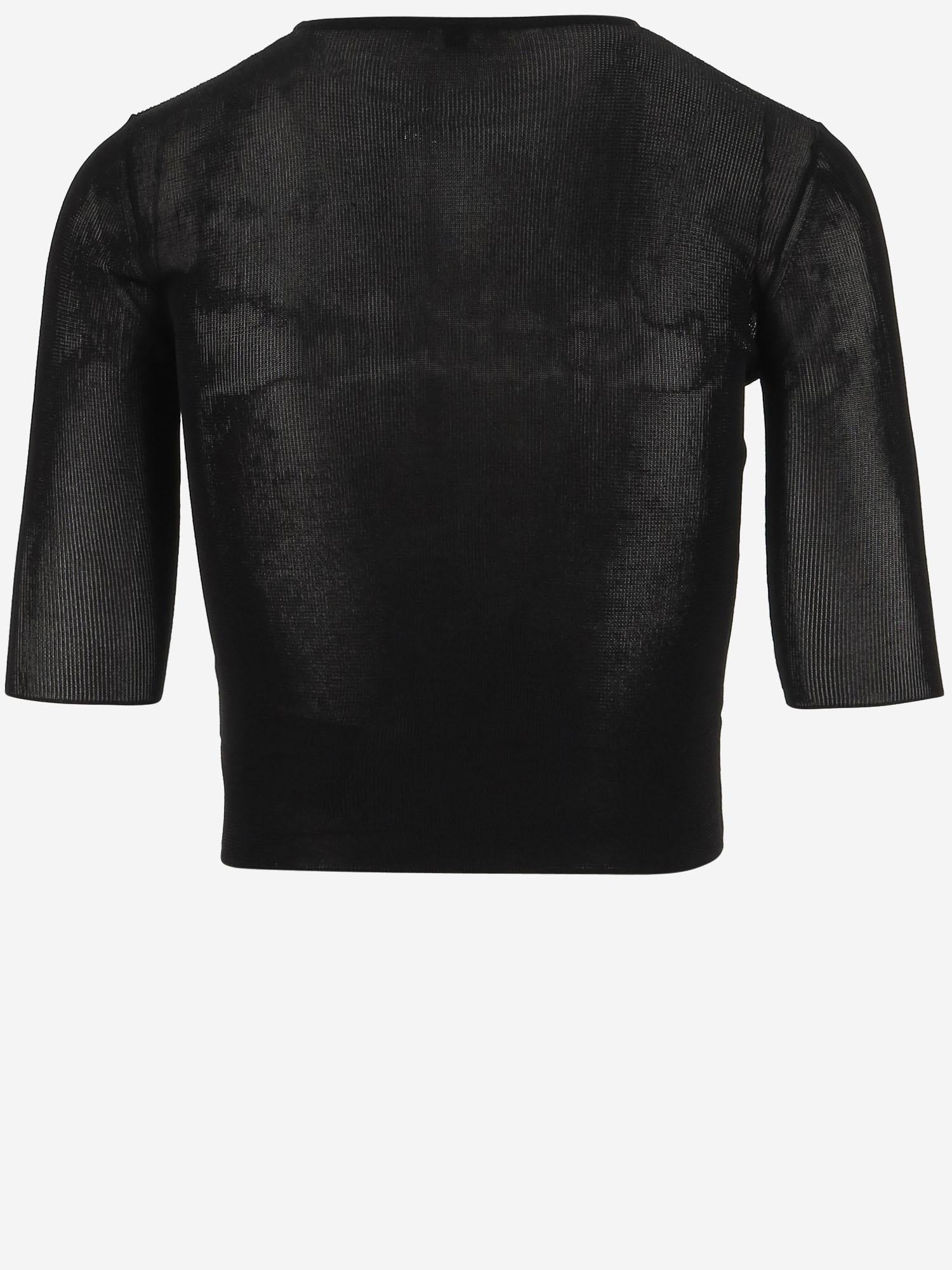 TOP CASSANDRE IN VISCOSA 819910 Y75WA1000 SAINT LAURENT
