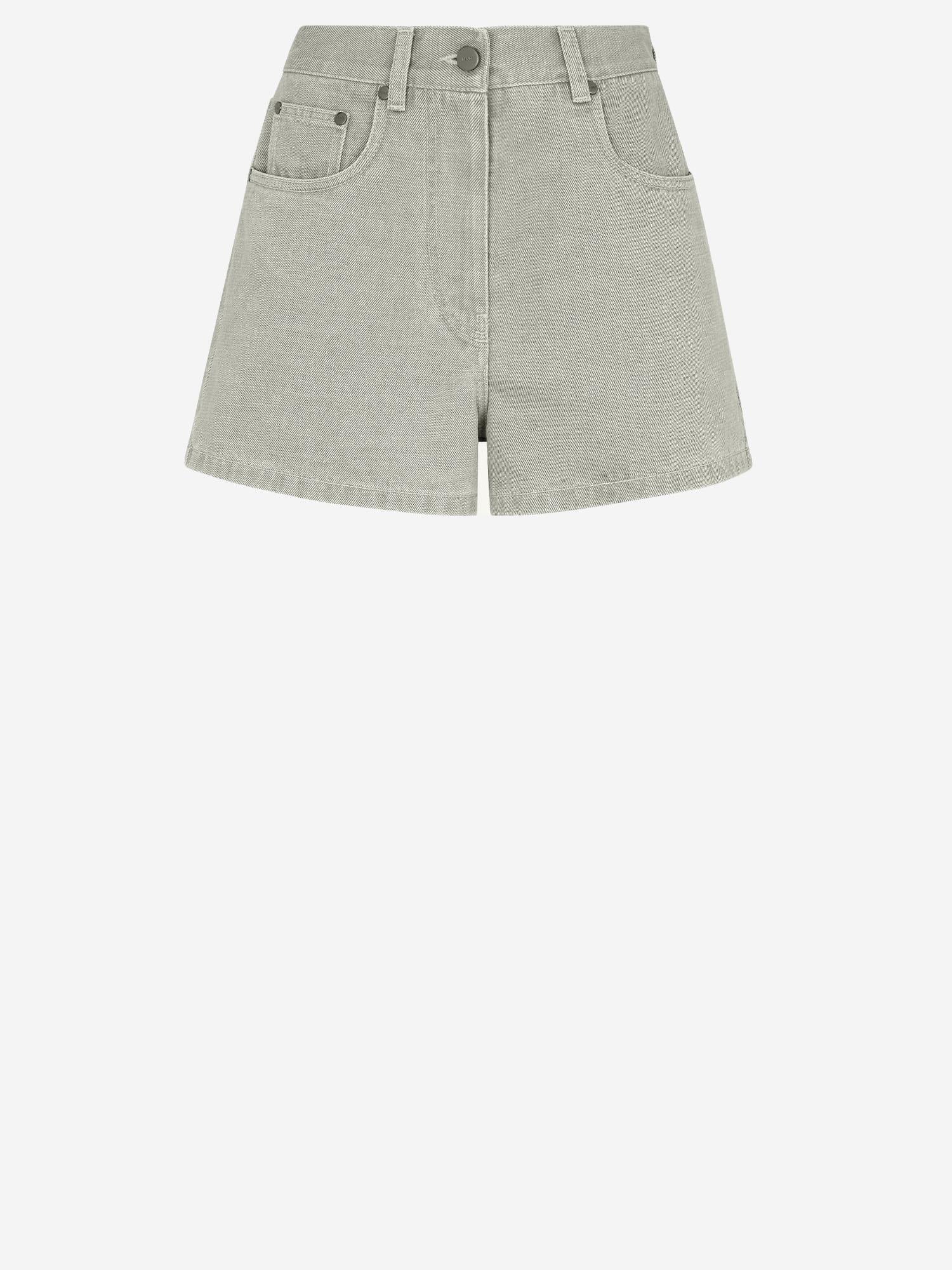 SHORTS IN COTONE CON LOGO FLP861 ASMBF1RX9 FENDI