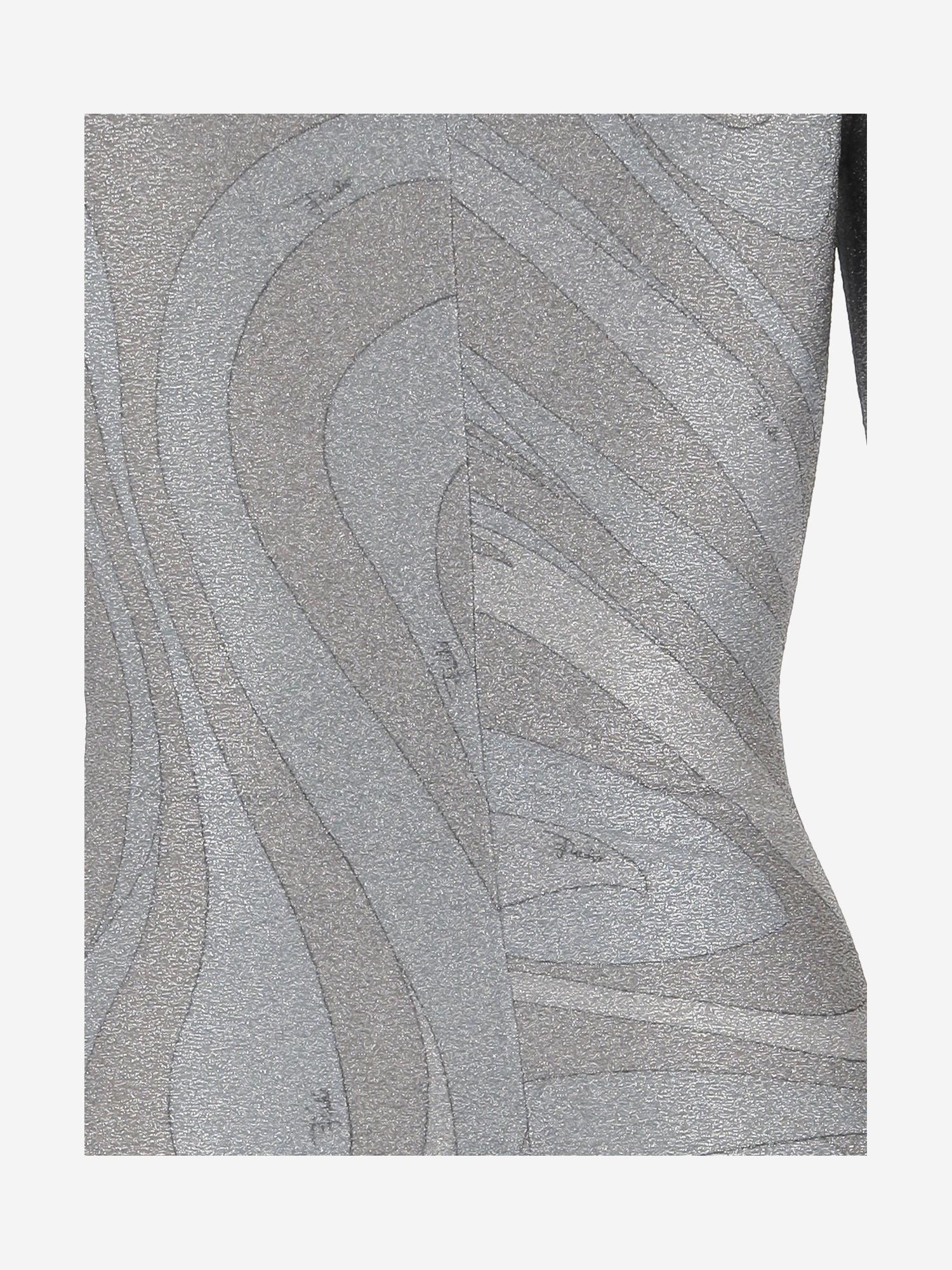 MAGLIA IN JERSEY LAMé CON MOTIVO ASTRATTO 5UJM11 5U767987 EMILIO PUCCI