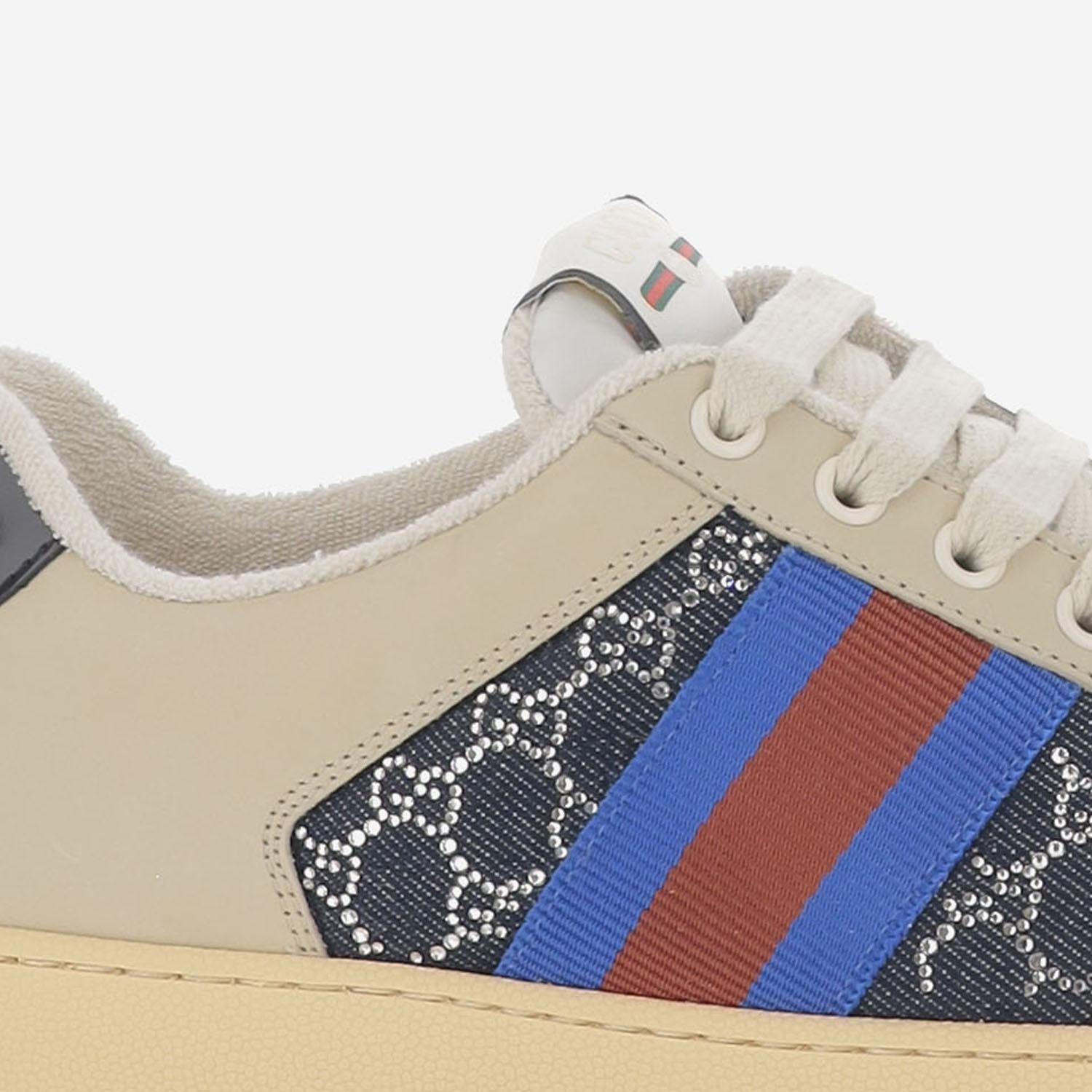 SNEAKERS SCREENER CON CRISTALLI GG 836568 FAES34050 GUCCI