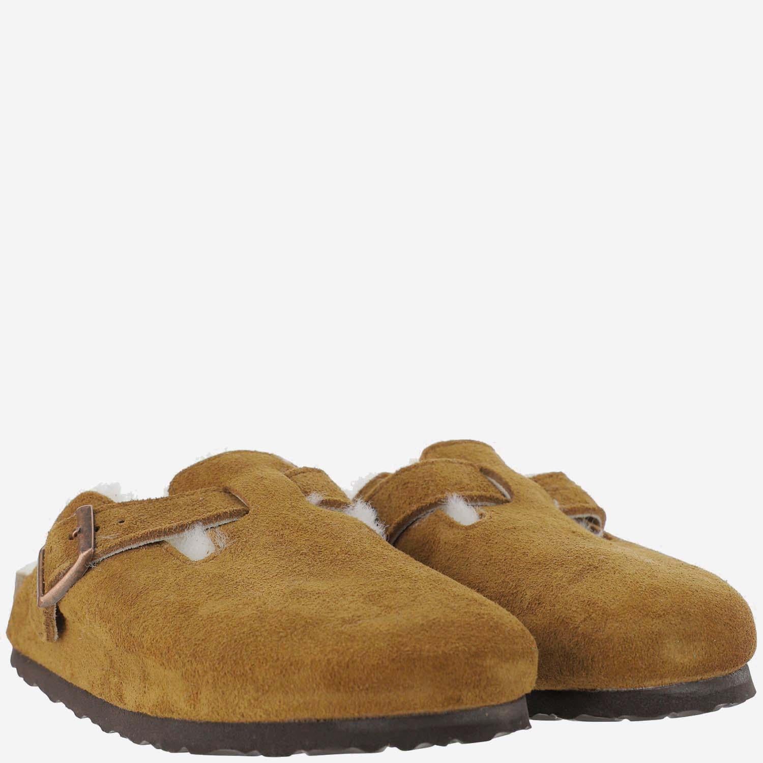 MULES BOSTON CON SHEARLING 1001141 MINK BIRKENSTOCK