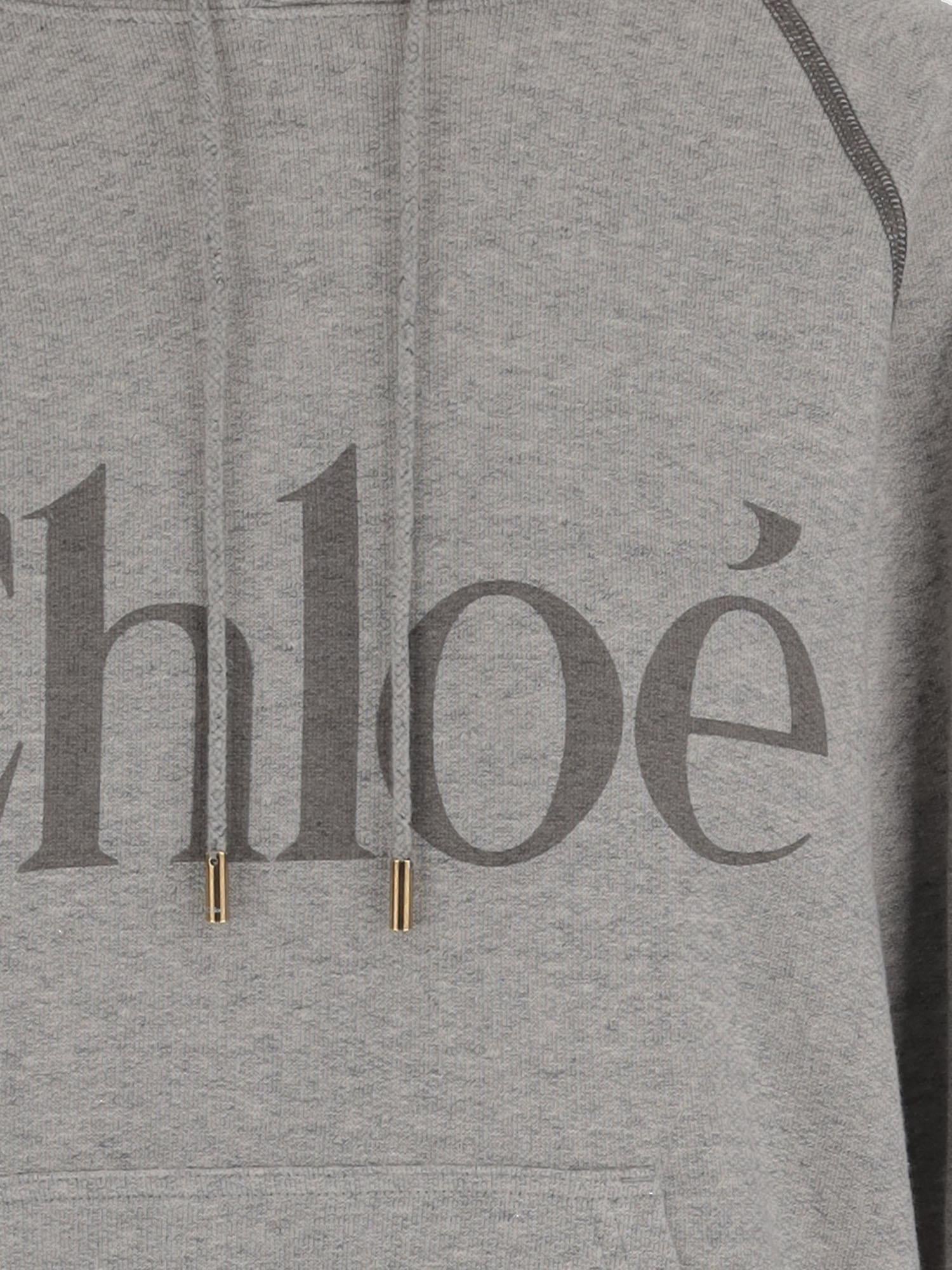 FELPA IN MISTO COTONE CON LOGO CH25AJH10179 060 CHLOE