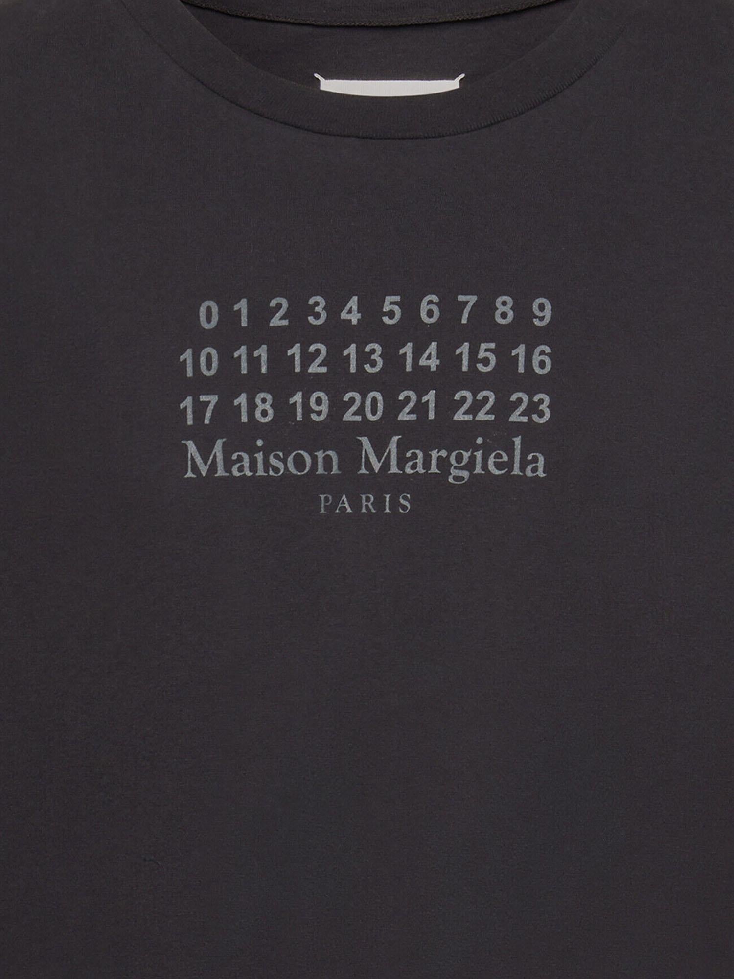 T-SHIRT IN COTONE CON STAMPA S67GC0042 S24575973 MAISON MARGIELA