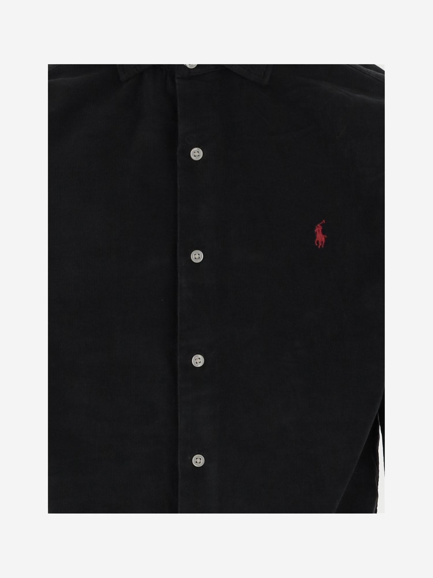 CAMICIA IN VELLUTO DI COTONE 710P00518 011 POLO RALPH LAUREN