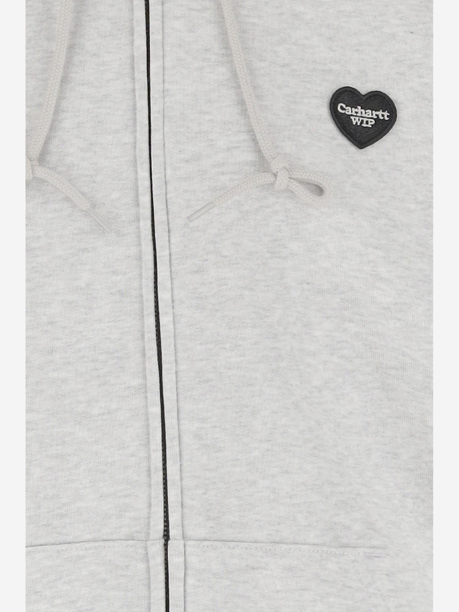 Felpa Heart II Hartt in cotone con logo I035176 482XX CARHARTT WIP