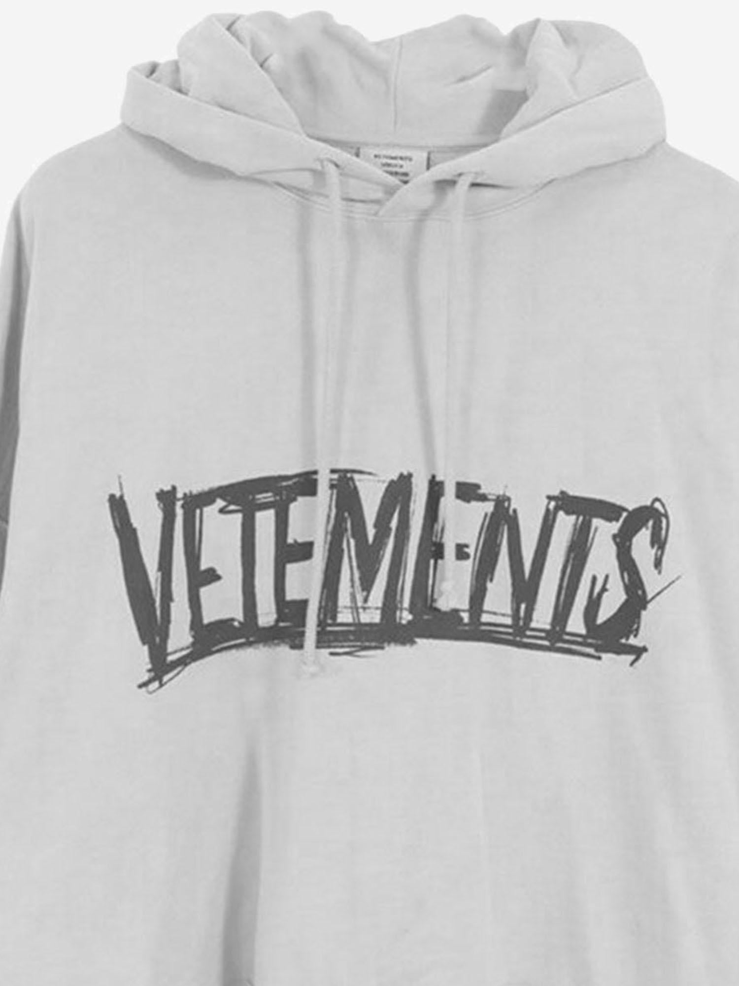 FELPA IN COTONE CON LOGO UE54HD600W MUSHROOM VETEMENTS