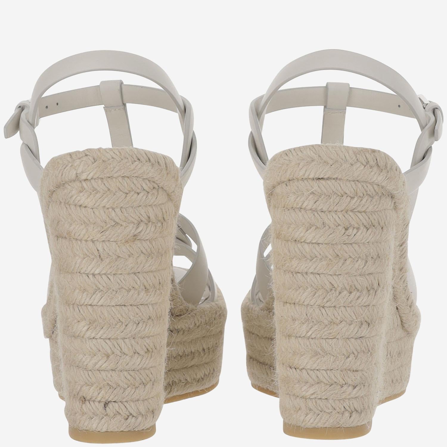 ESPADRILLAS CON ZEPPA TRIBUTE 611924 BZC009008 SAINT LAURENT