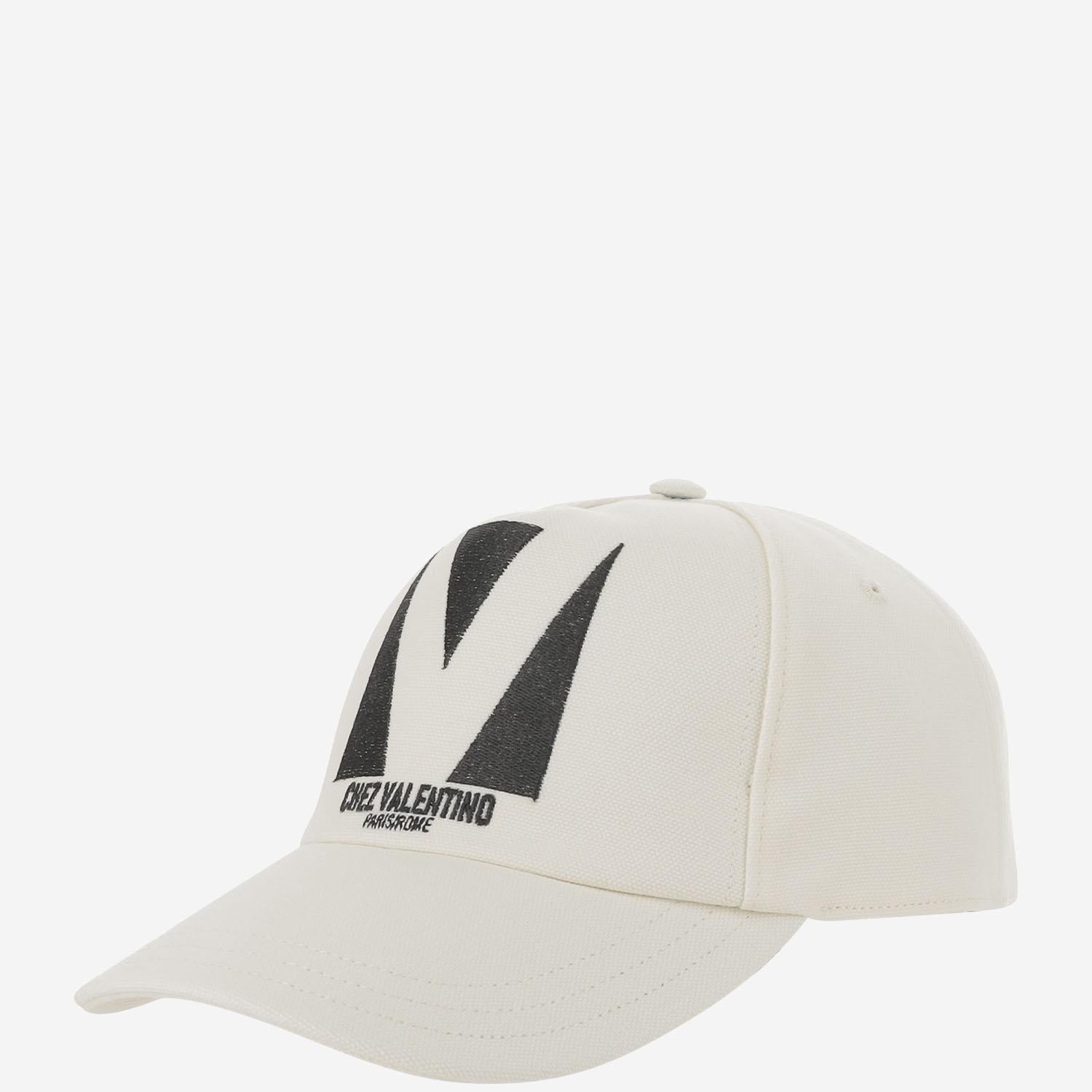 CAPPELLO DA BASEBALL CHEZ VALENTINO IN COTONE CON RICAMO 6Y2HDA41WGJ 0AN VALENTINO GARAVANI