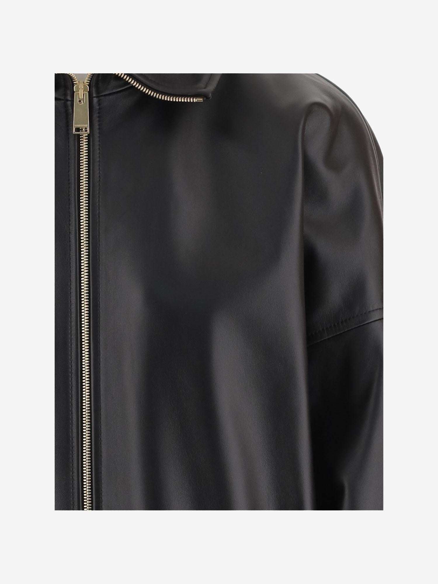 GIUBBOTTO CELINE AVIATOR IN NAPPA WJA16 LTP060099 DARKPARK
