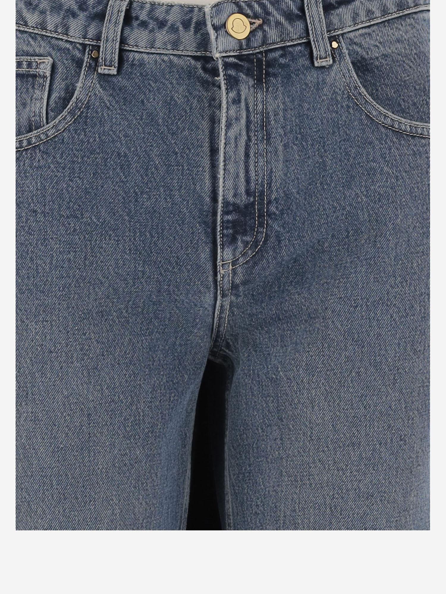JEANS IN DENIM DI COTONE 2A00010 598UJ778 MONCLER