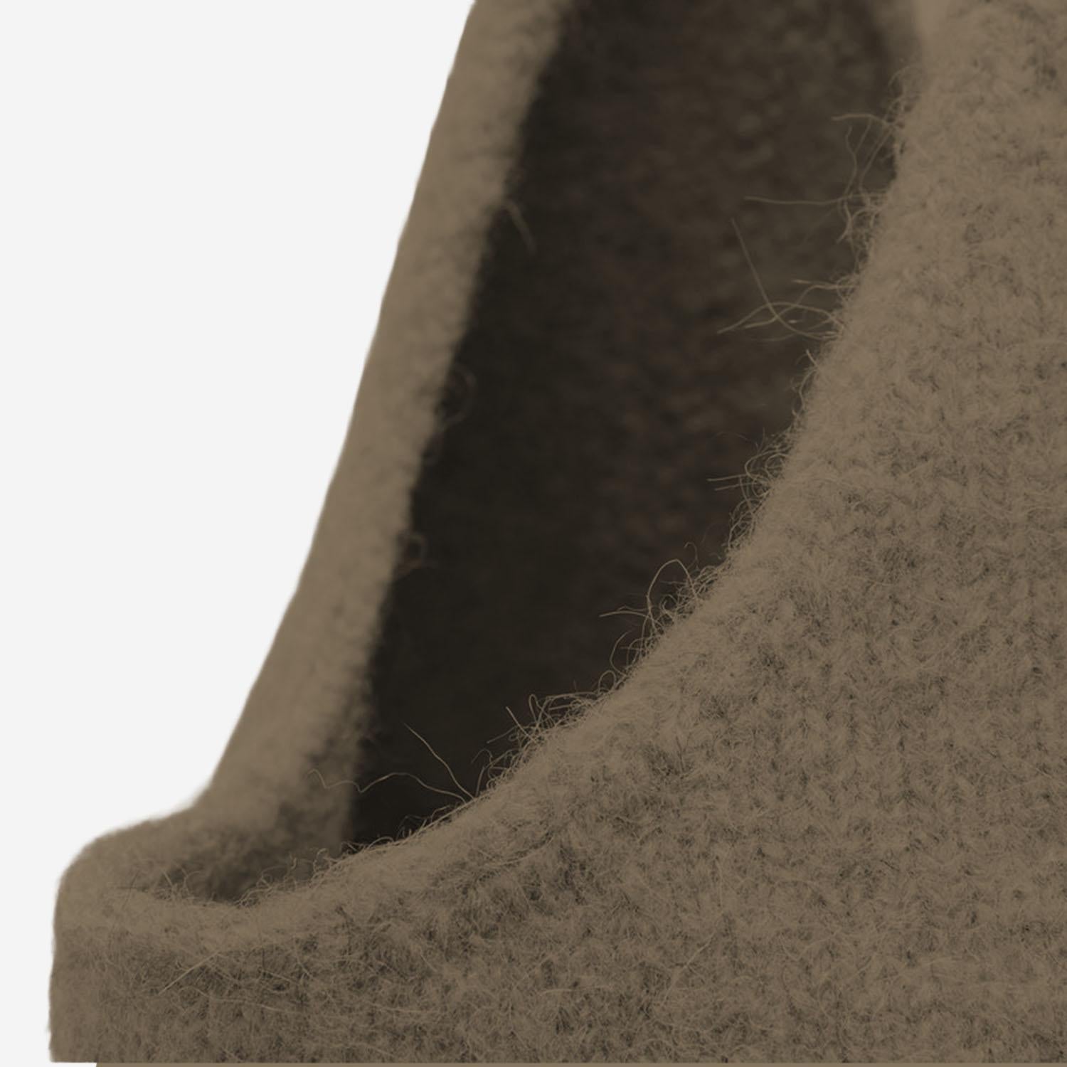 BORSA A SPALLA IN LANA E ALPACA AW25A1728Y195 TOBACCO LAUREN MANOOGIAN