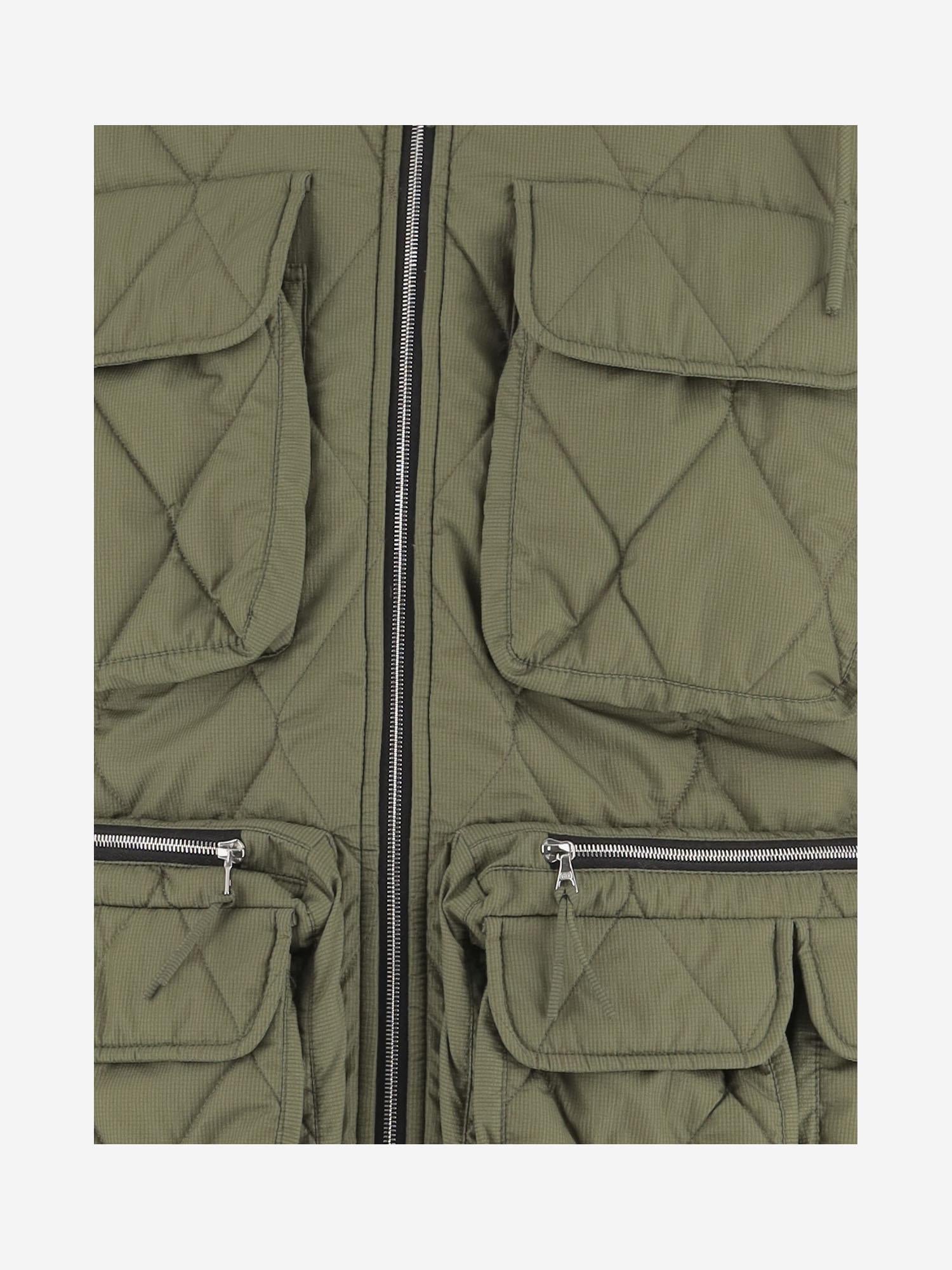 GILET EMBER IN NYLON EMBER VEST KETCHUPKHAKI IENKI IENKI