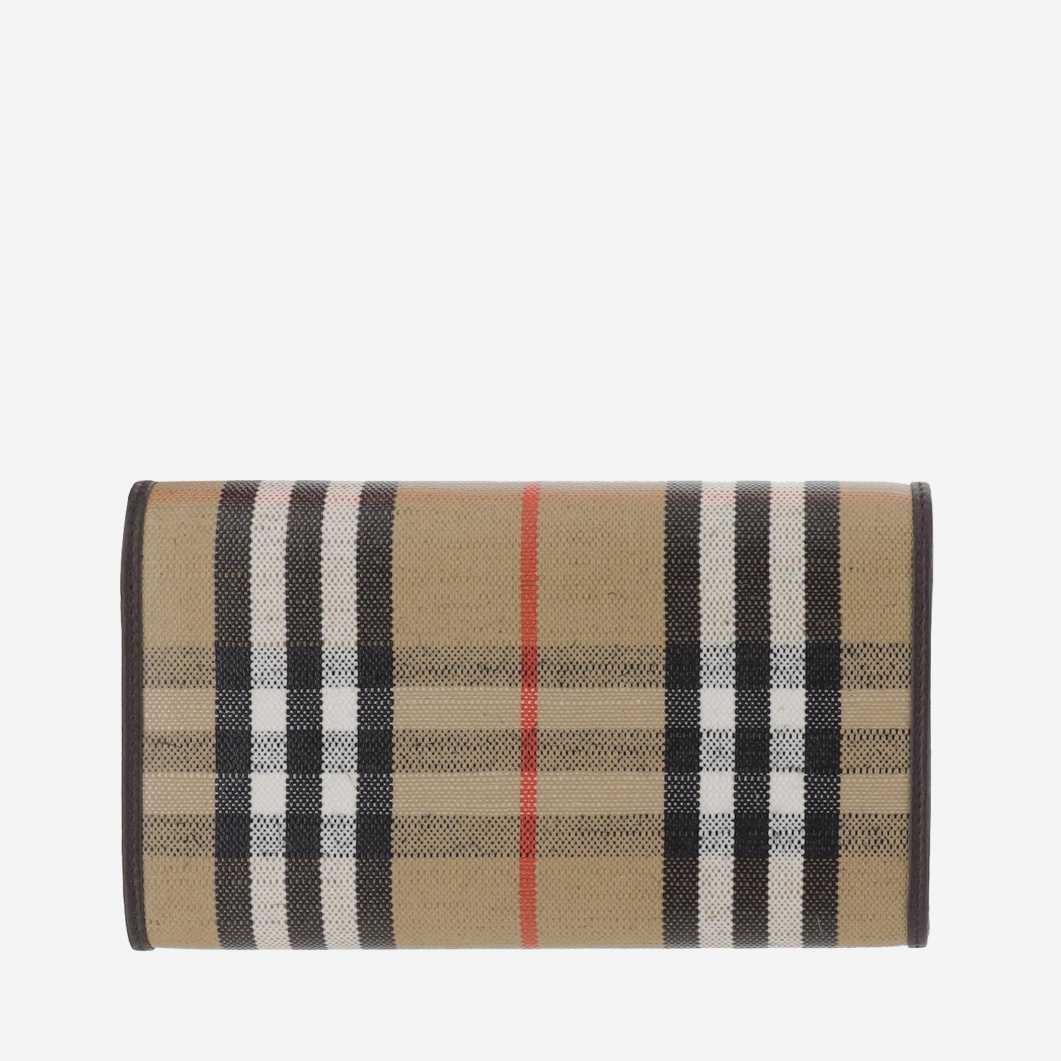 Portafoglio continental Highlands 8112277 SAND BURBERRY