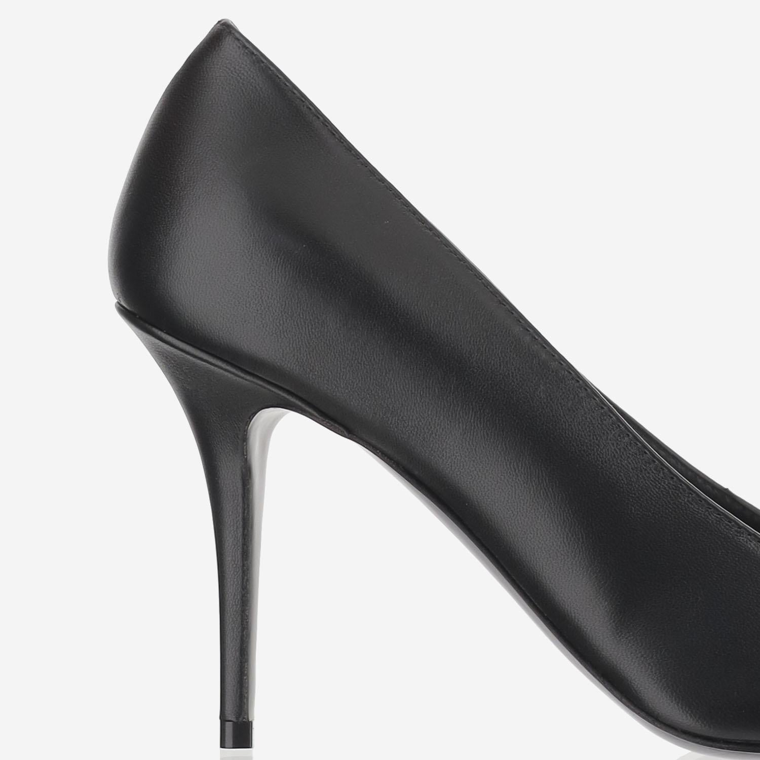 Décolleté Barbara Pump in nappa BARBARAPUMP BLACK AMINA MUADDI