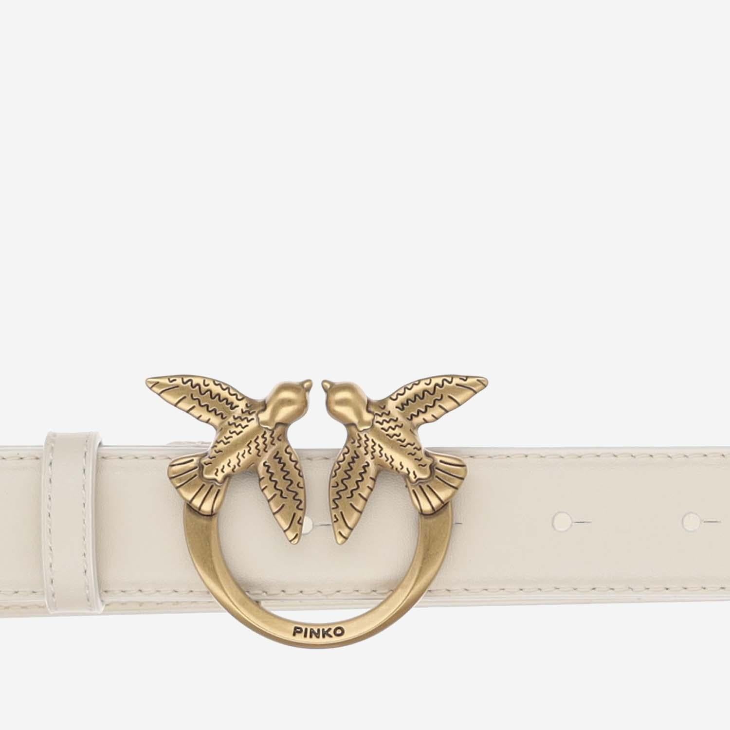 LOVE BERRY LEATHER BELT 100125 A0F1Z14Q PINKO