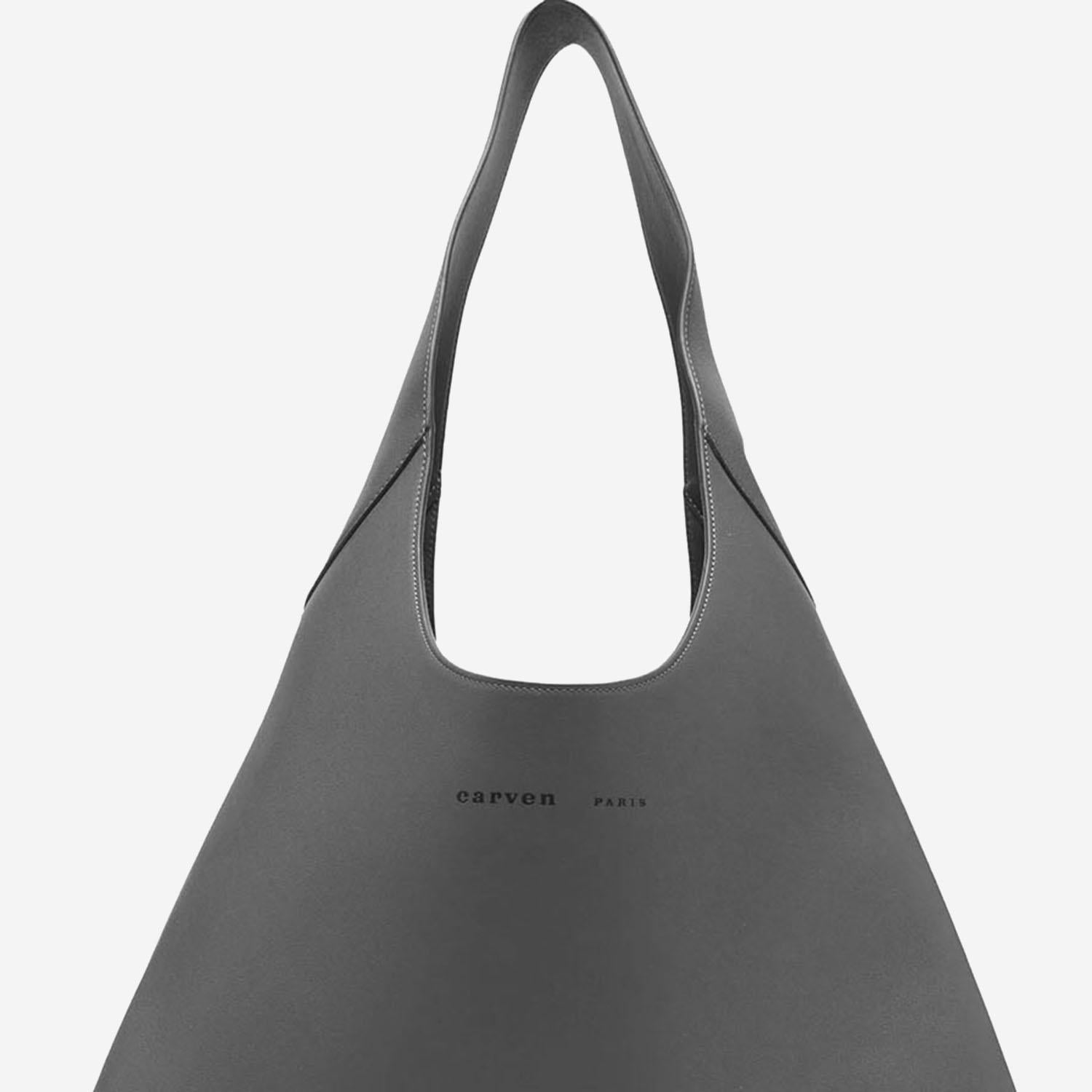BORSA TOMMASO IN PELLE 6252161203 SMOKE CARVEN