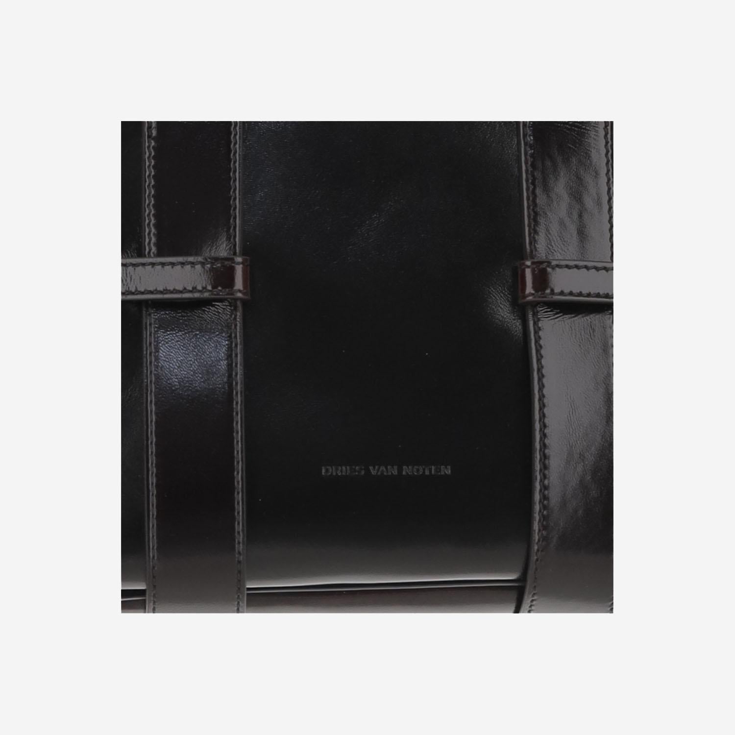 BORSA A SPALLA IN PELLE LUCIDA 011547 118704 DRIES VAN NOTEN