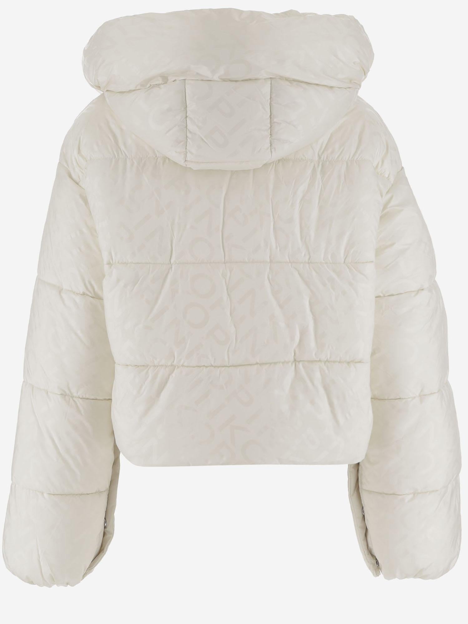 PIUMINO IN NYLON CON LOGO 105384 A2PYC14 PINKO