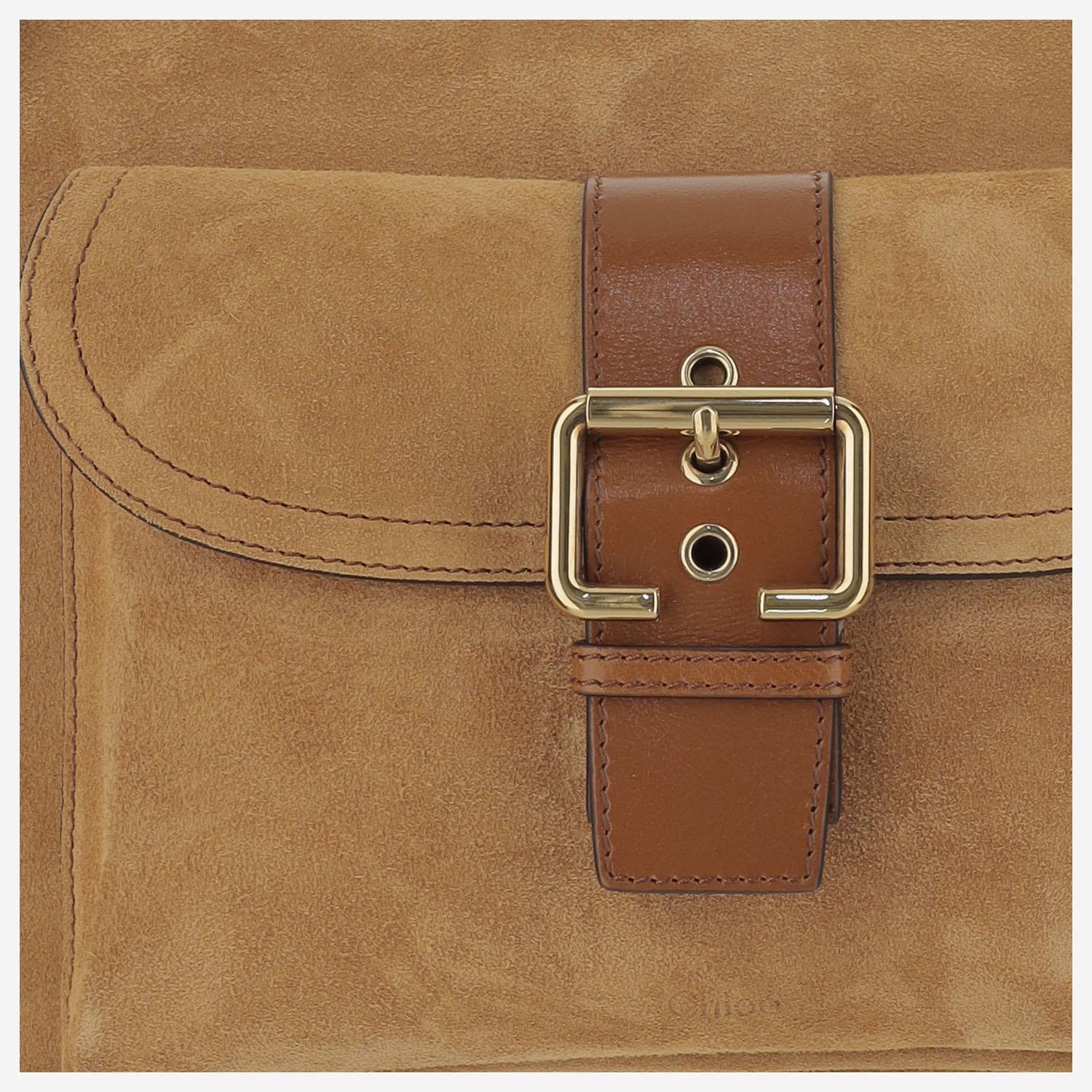 BORSA CAMERA IN PELLE SCAMOSCIATA CH25US533P37 25M CHLOE
