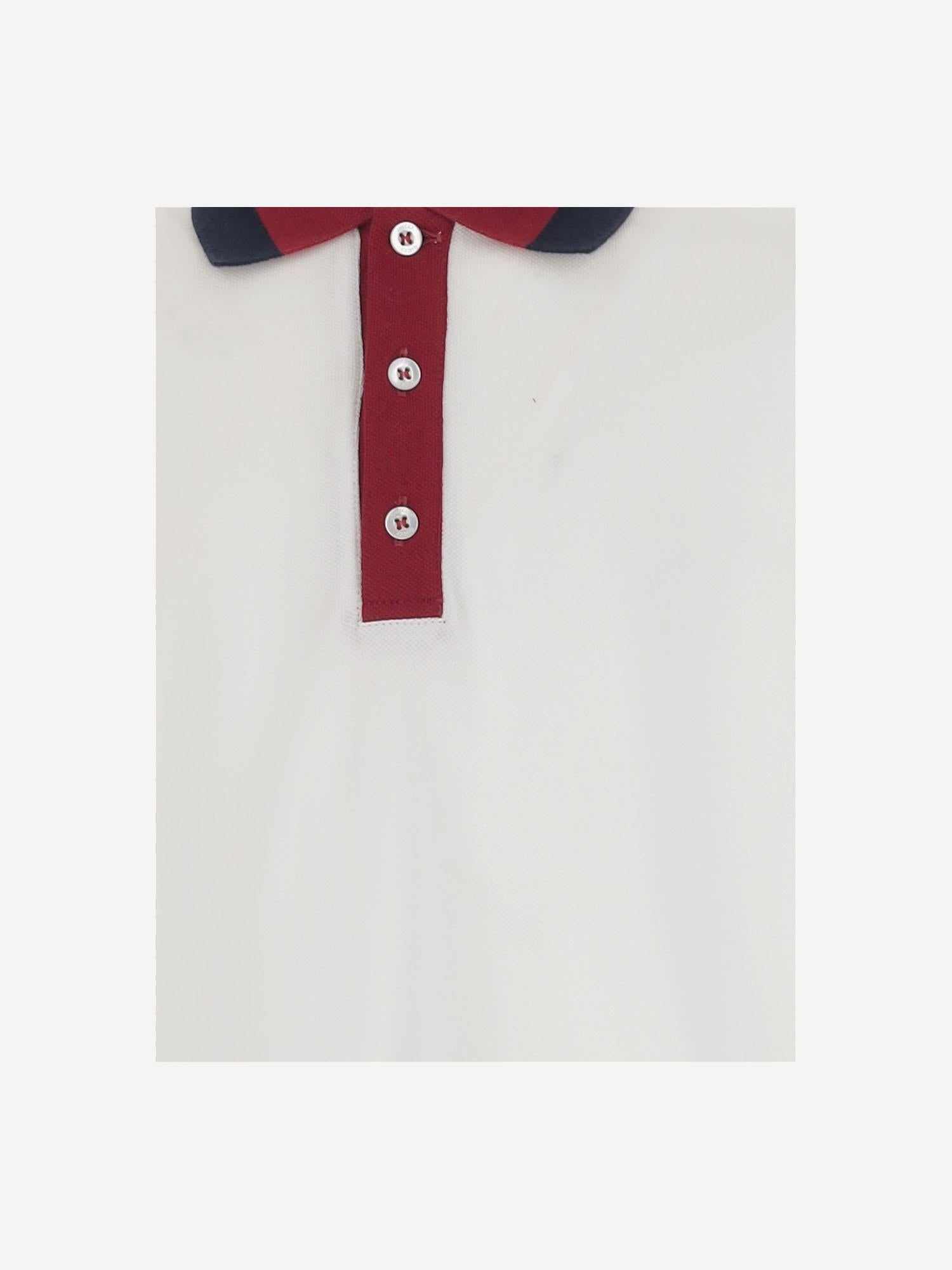 POLO IN PIQUET DI COTONE STRETCH 825164 XJHAN9250 GUCCI KIDS