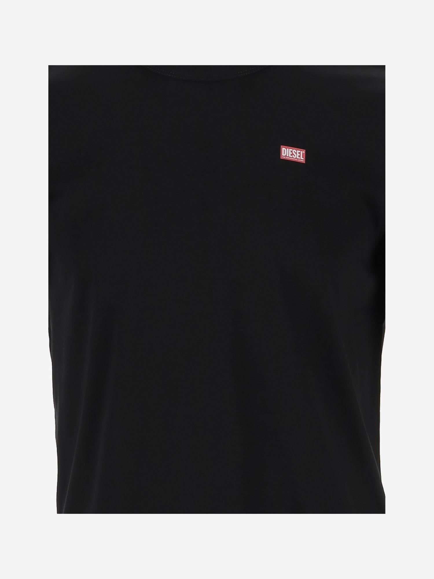 T-SHIRT IN COTONE CON LOGO A14819 0SKAF9XX DIESEL