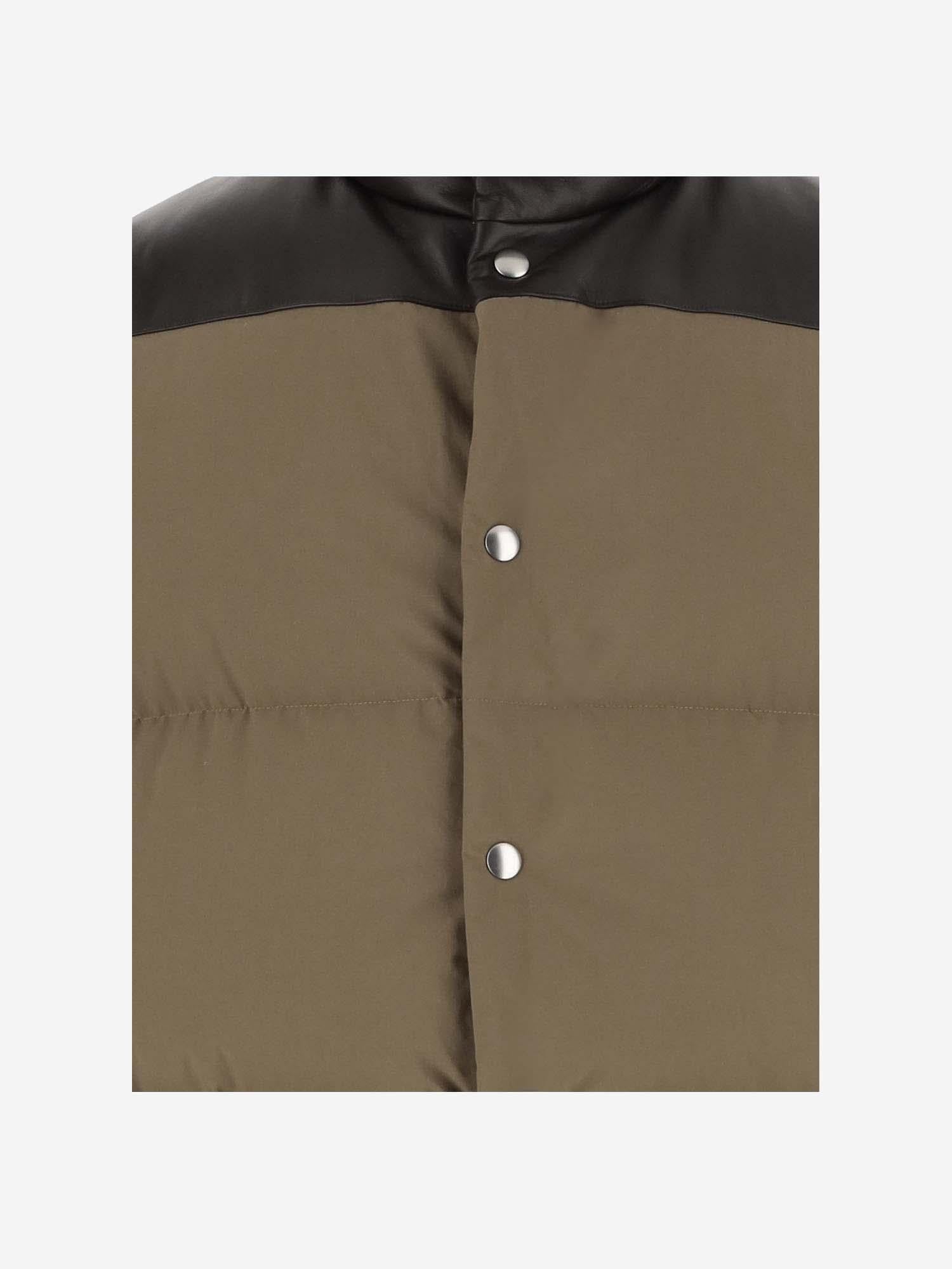 GILET IMBOTTITO BI-COLORE 751591 V1LE09523 BOTTEGA VENETA