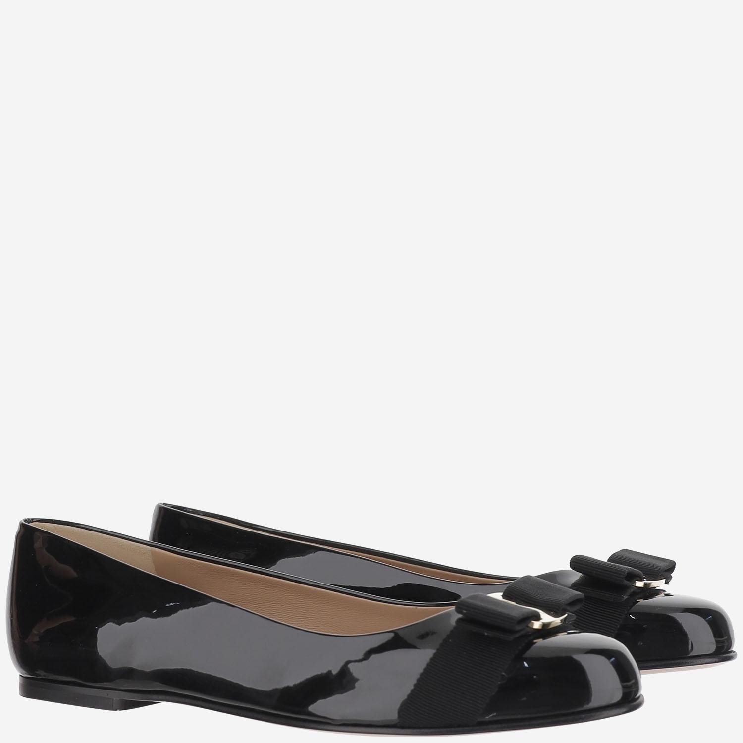 BALLERINE VARINA VARINA 007NEROBISCOTTOAI2011 SALVATORE FERRAGAMO
