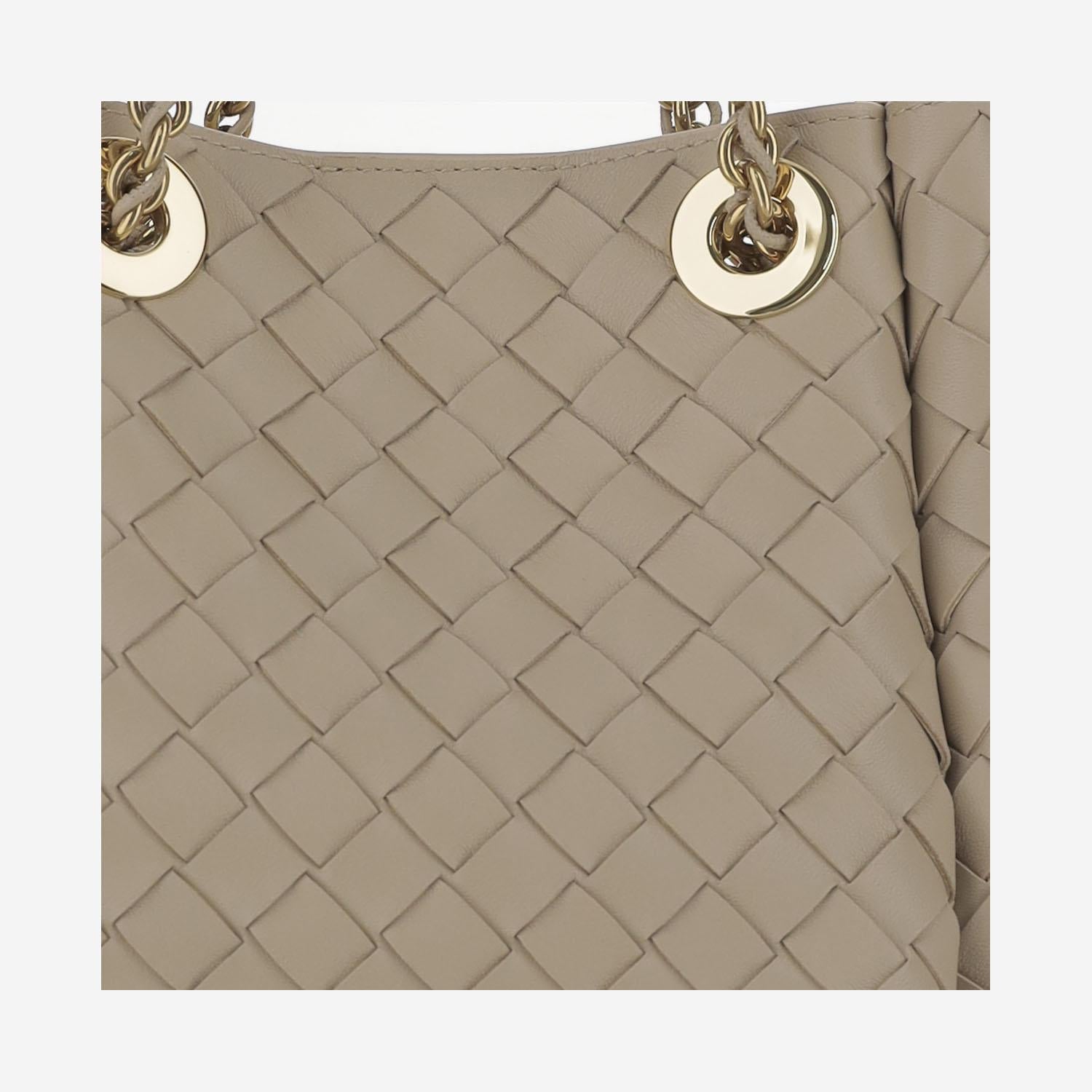BORSA PARACHUTE PICCOLA IN PELLE 817175 V4SC59614 BOTTEGA VENETA
