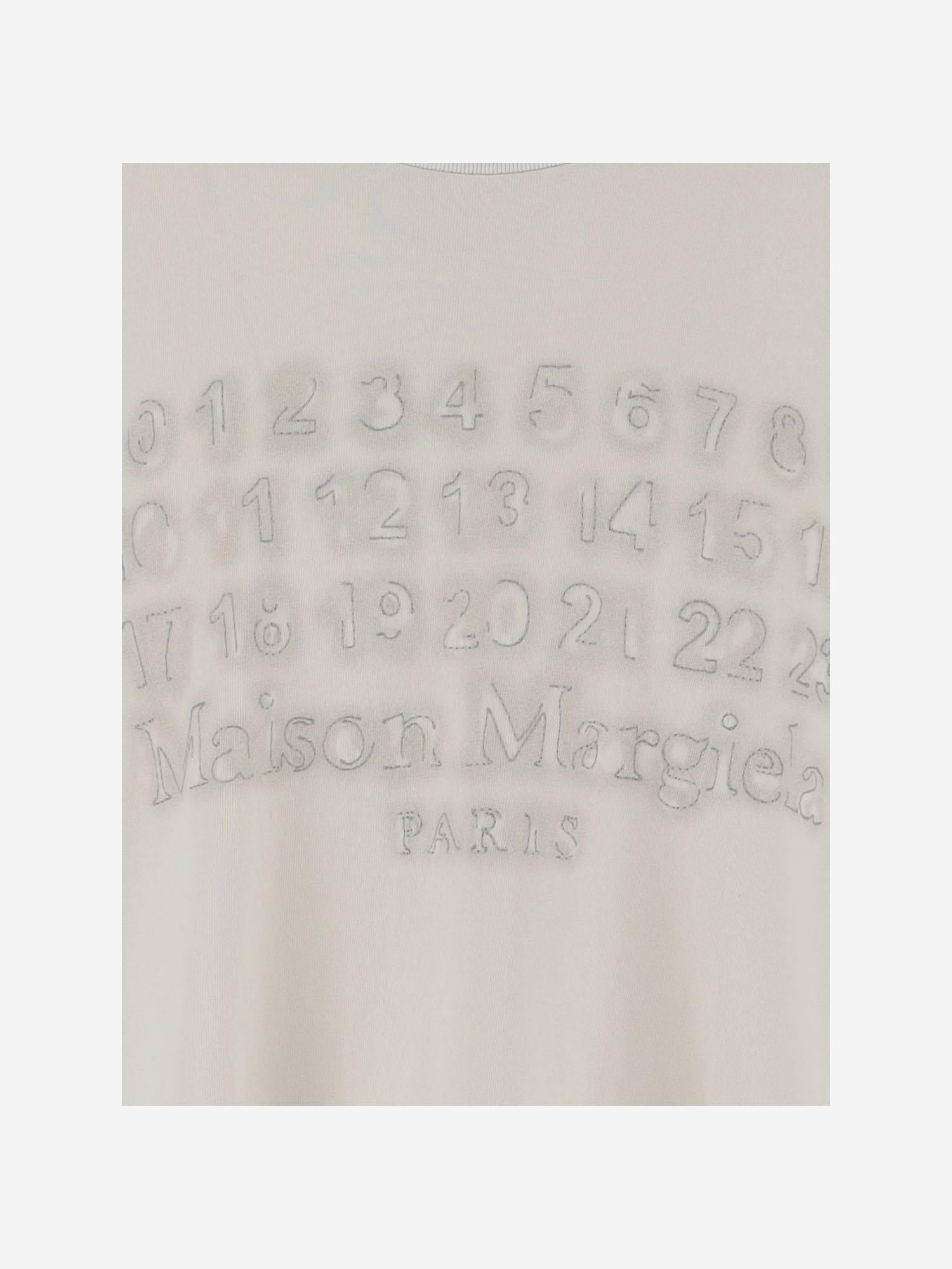 T-SHIRT IN COTONE CON LOGO S50GC0705 S24567103 MAISON MARGIELA