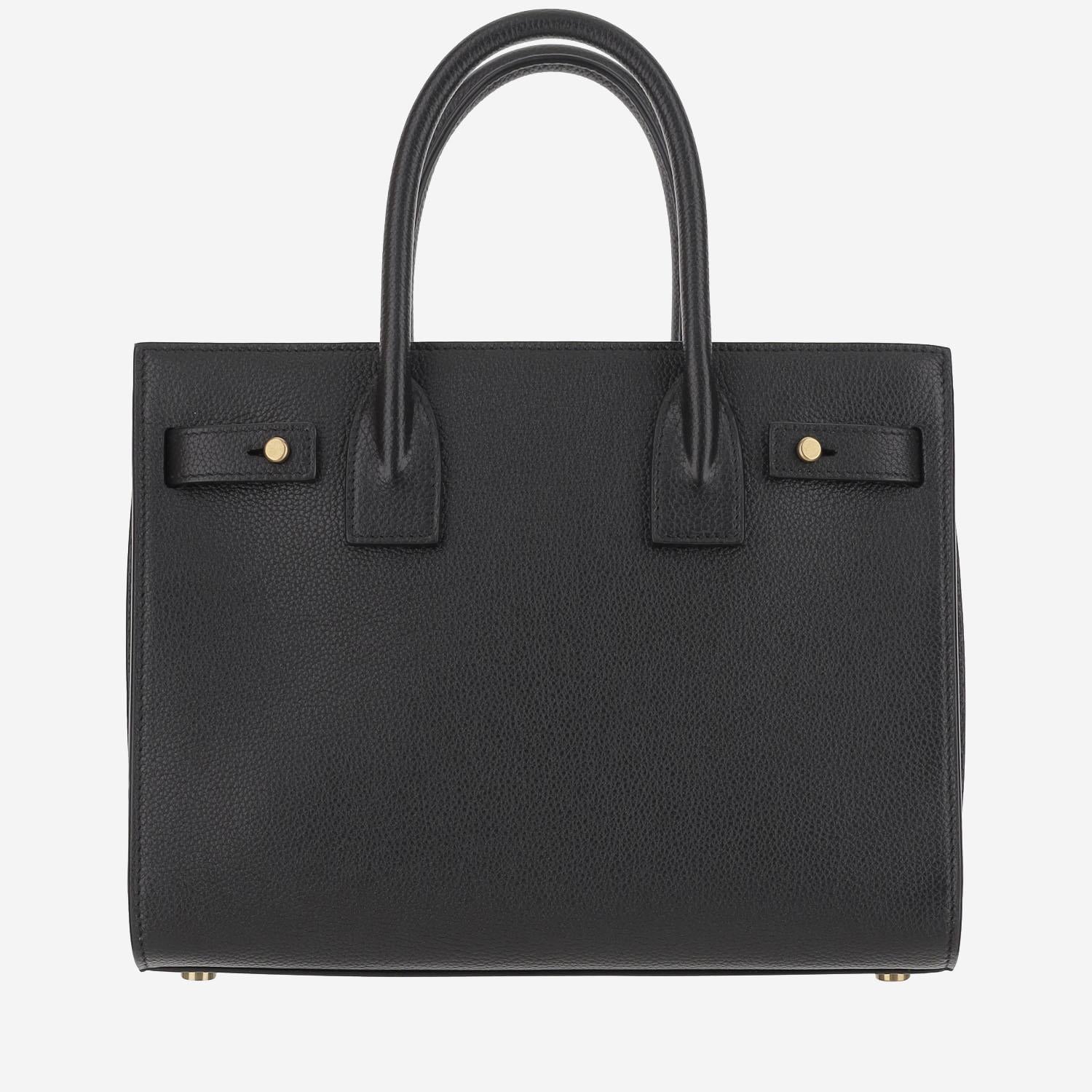 BORSA SAC DE JOUR BABY IN PELLE MARTELLATA 717448 DTI0W1000 SAINT LAURENT