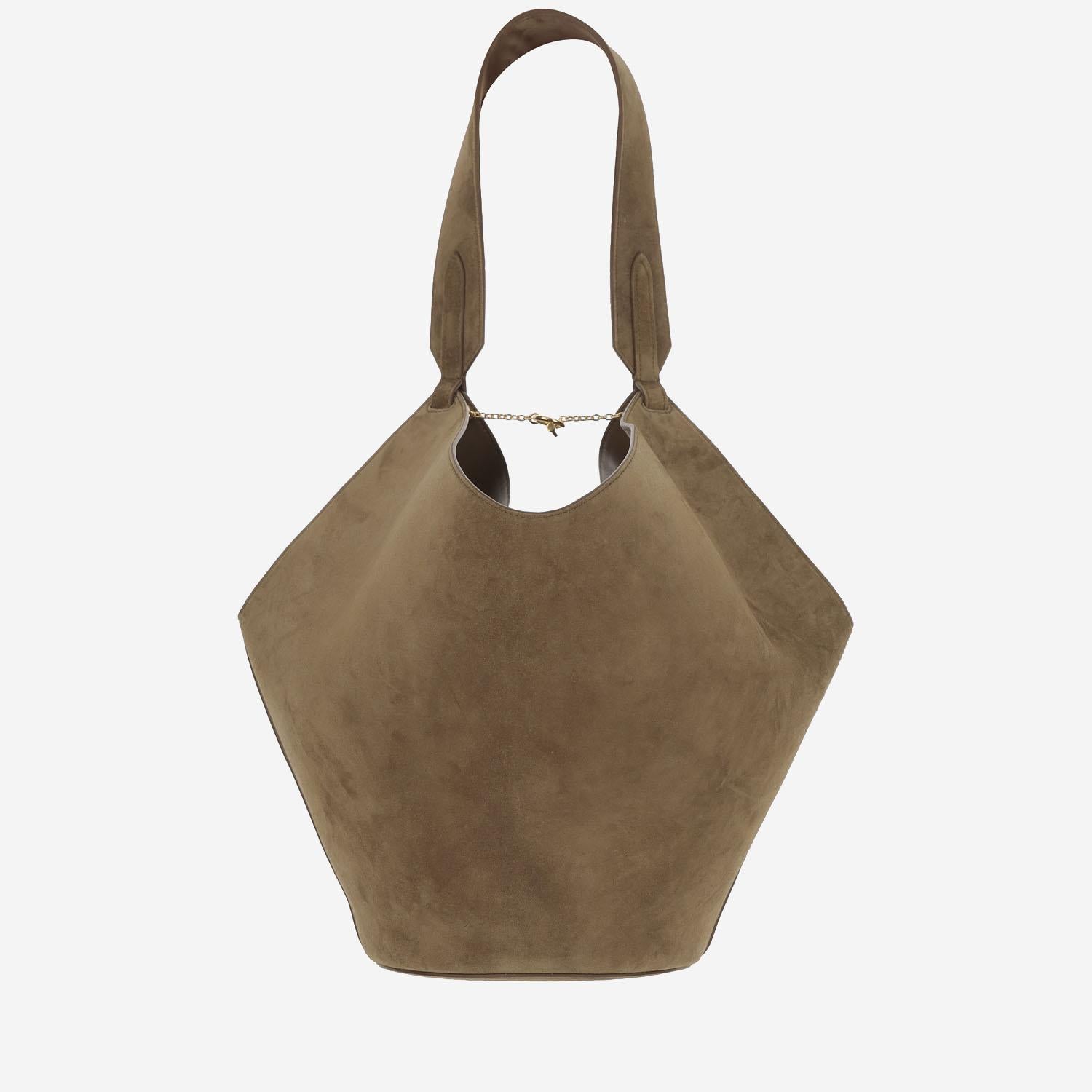 BORSA LOTUS PICCOLA IN PELLE SCAMOSCIATA H2043726 737 KHAITE