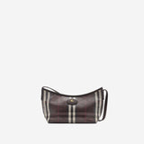 BORSA A TRACOLLA HIGHLANDS MINI 8114728 MAHOGANY BURBERRY