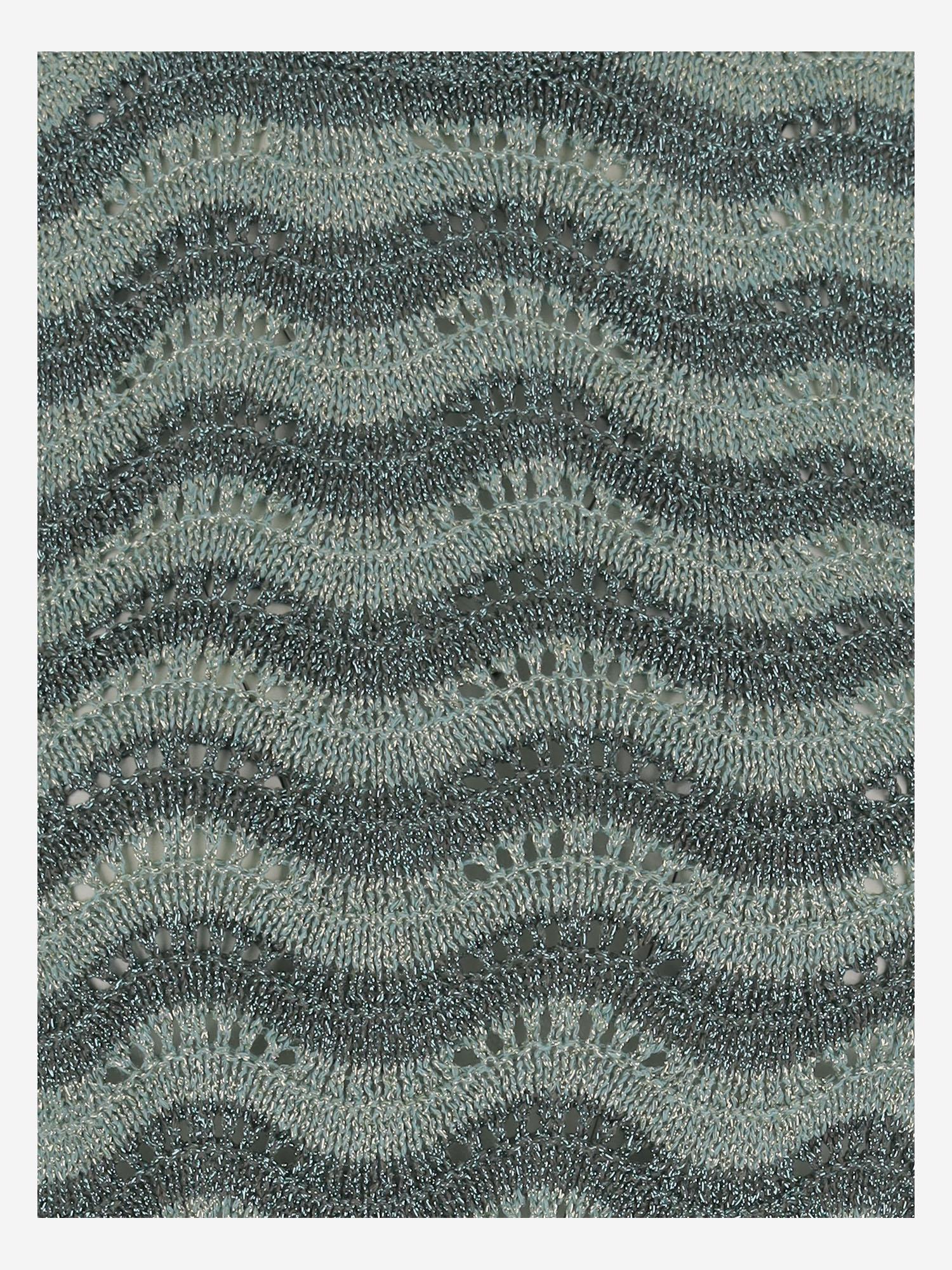 TOP IN MISTO VISCOSA CON MOTIVO ONDULATO 068 VERDE COLOUR MARKET
