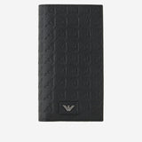 PORTAFOGLIO CON LOGO GOFFRATO IN PELLE EM001742 AF14774UC001 EMPORIO ARMANI
