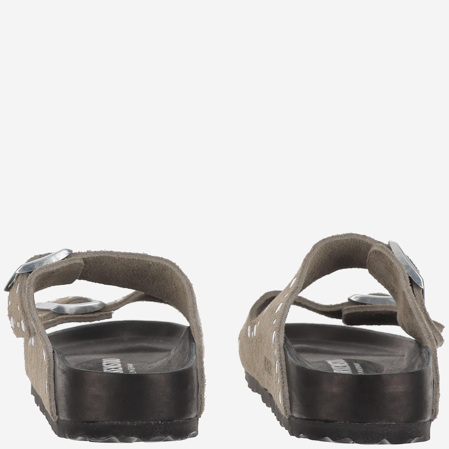 SANDALI ARIZONA Rivet IN SUEDE 1027870 TAUPE BIRKENSTOCK