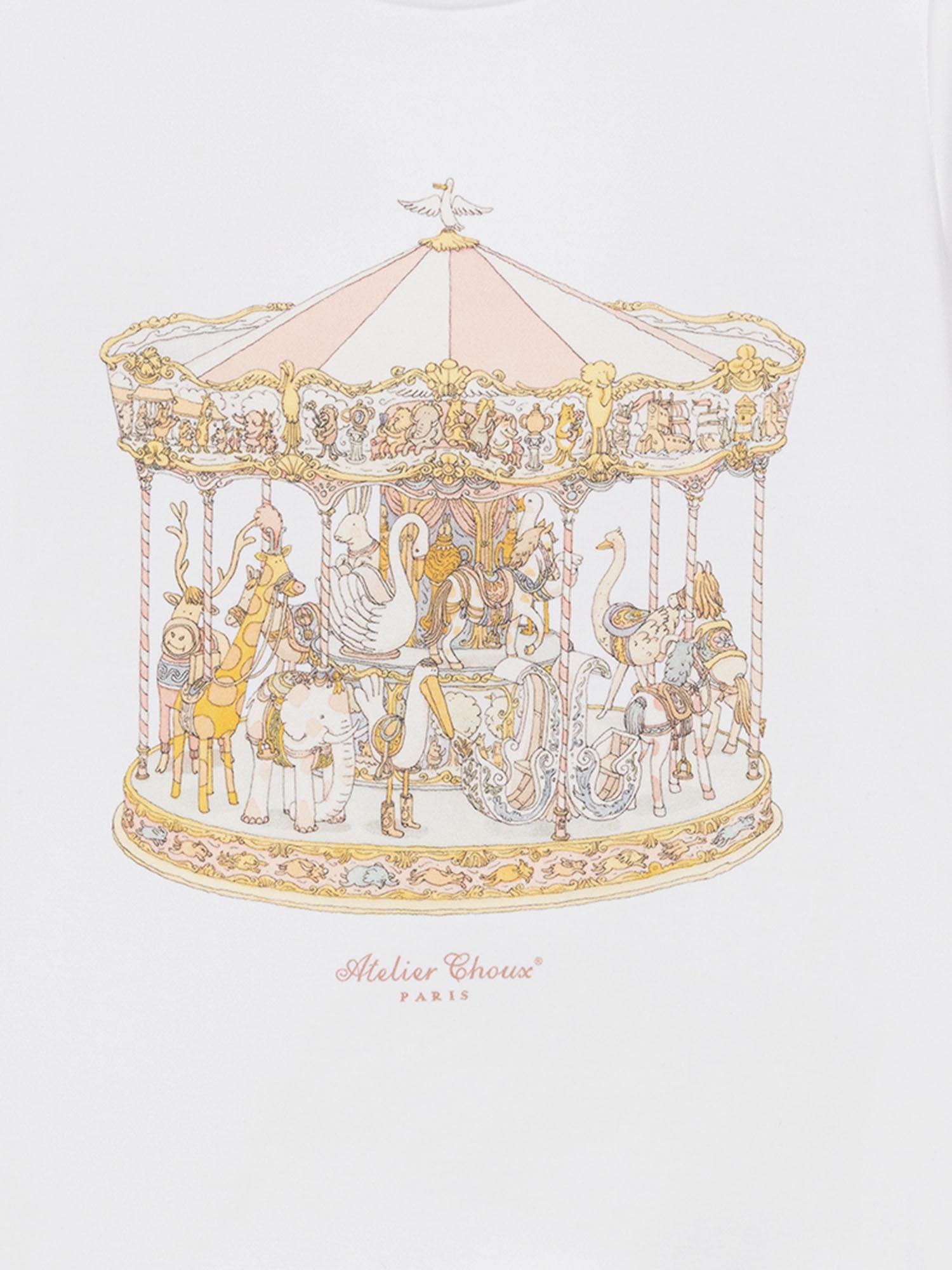 T-SHIRT CAROUSEL TSCNCAR MULTI ATELIER CHOUX KIDS